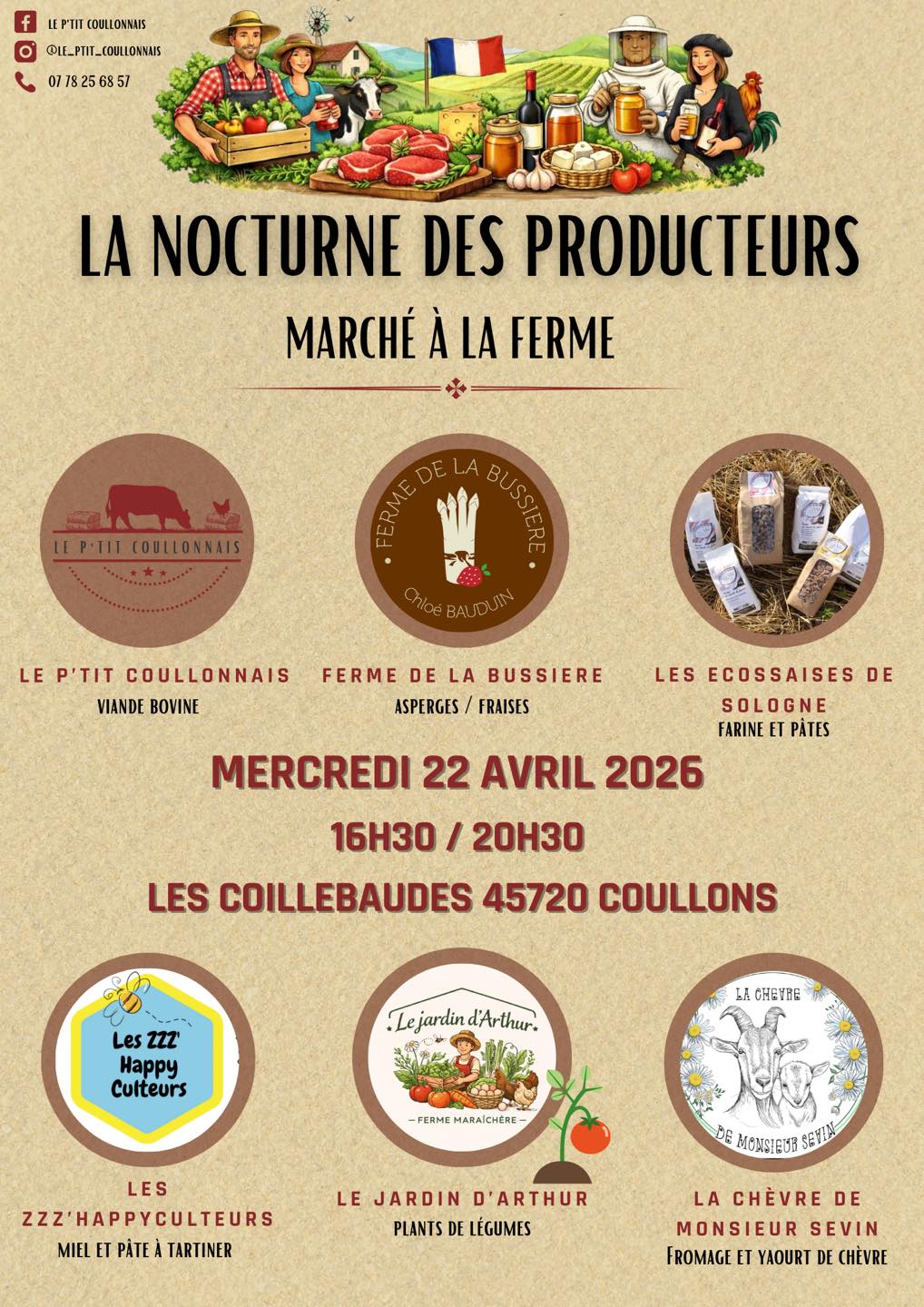 La nocture des Producteurs - Marché à la ferme