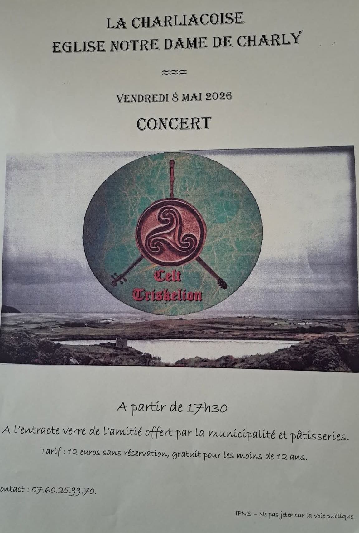 Concert celtique — visuel événement