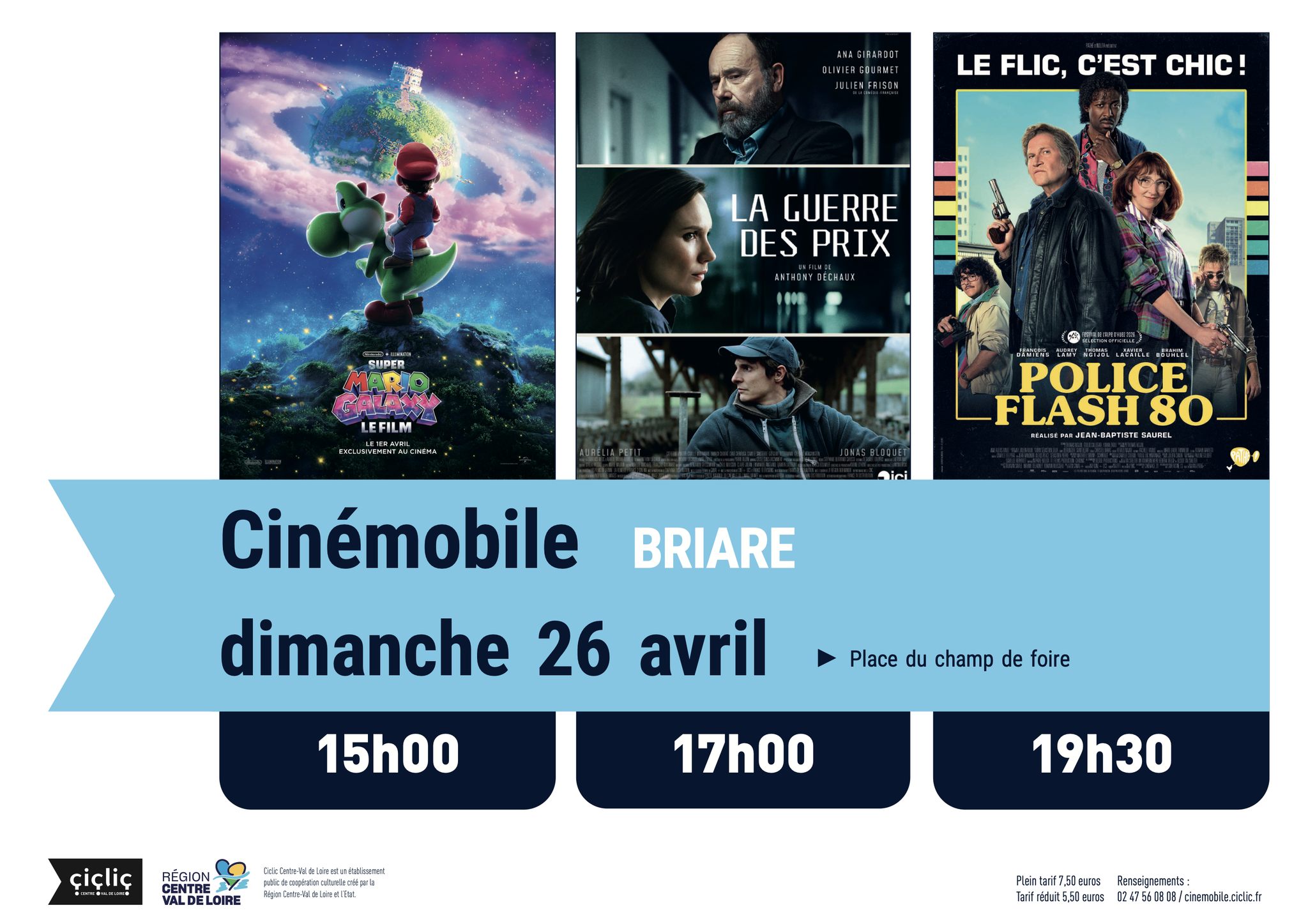 Cinémobile à Briare — visuel événement