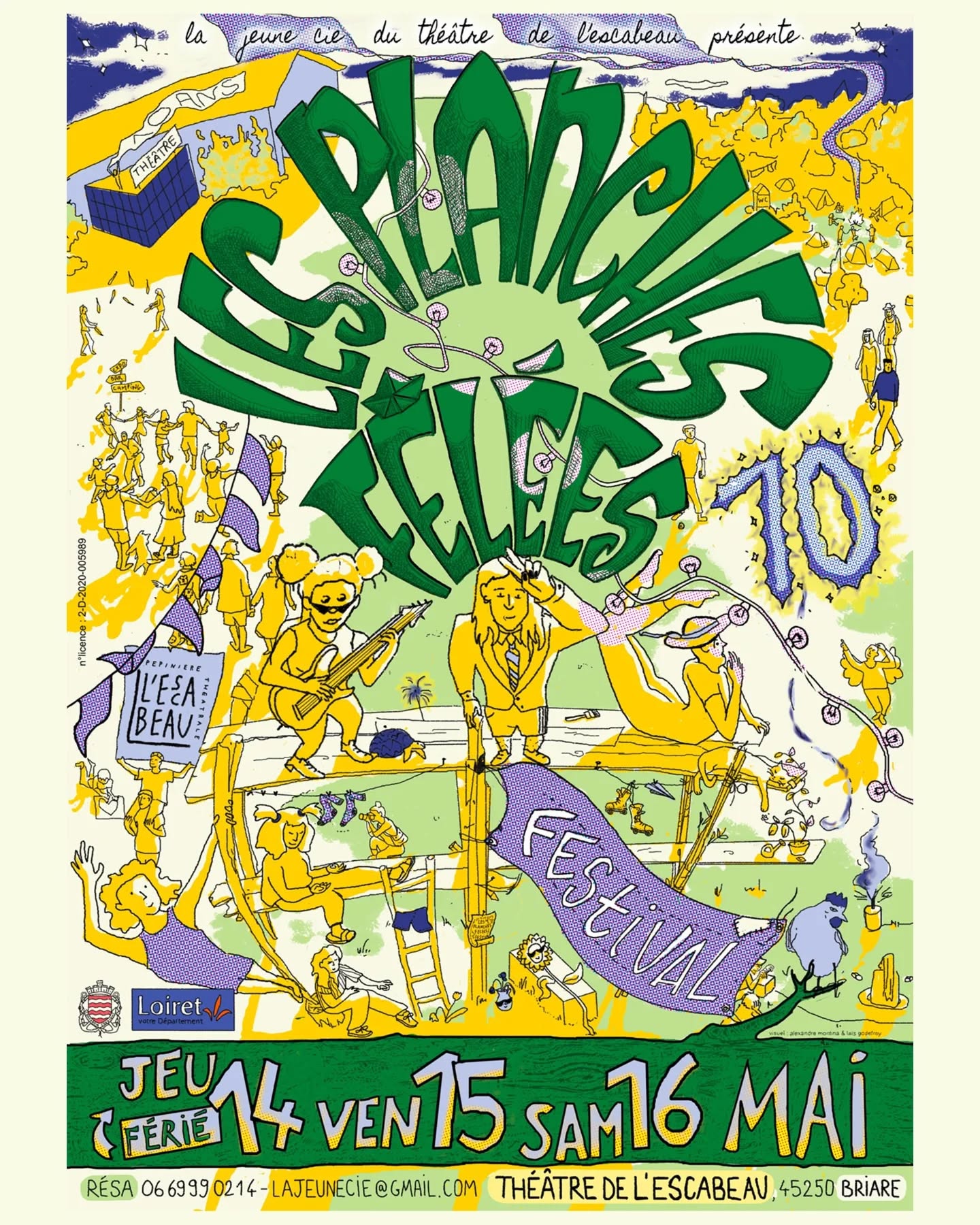 Festival "Les Planches Fêlées" - 10ème édition avec la Jeune Cie du Théâtre de l'Escabeau