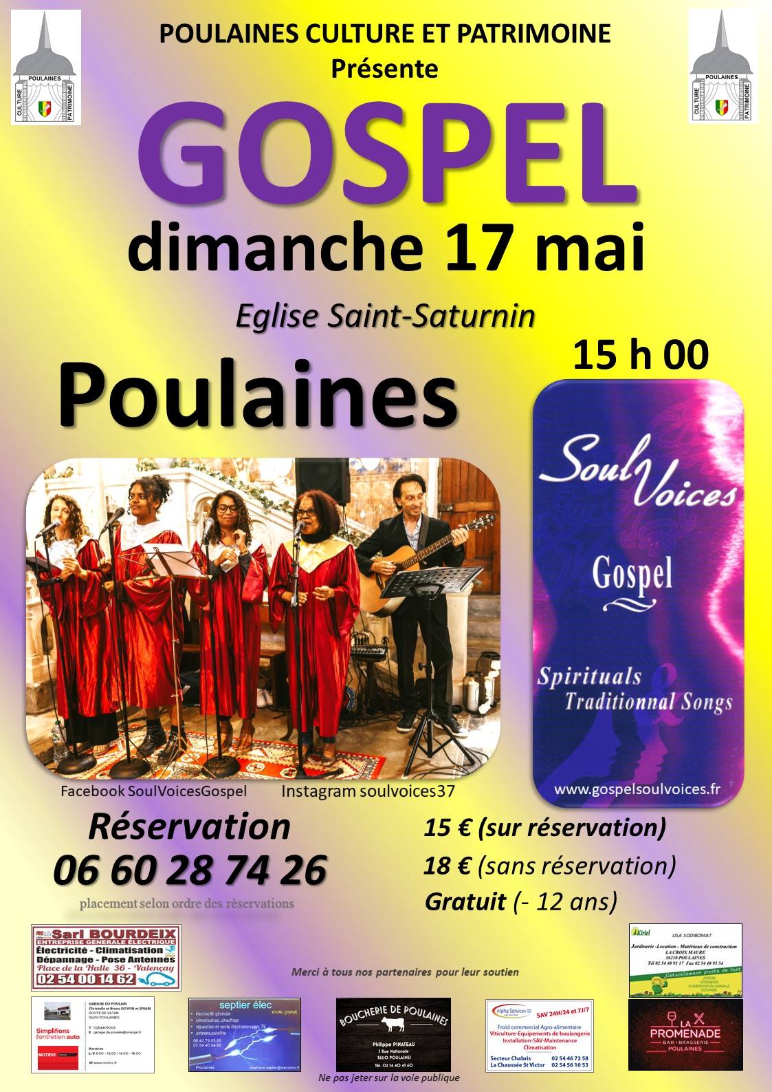 Gospel — visuel événement