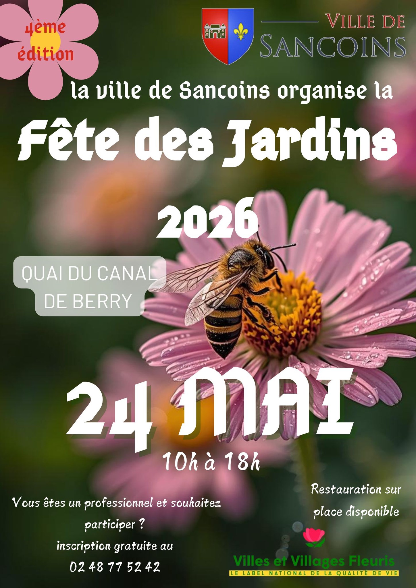 4ème Fête des Jardins — visuel événement