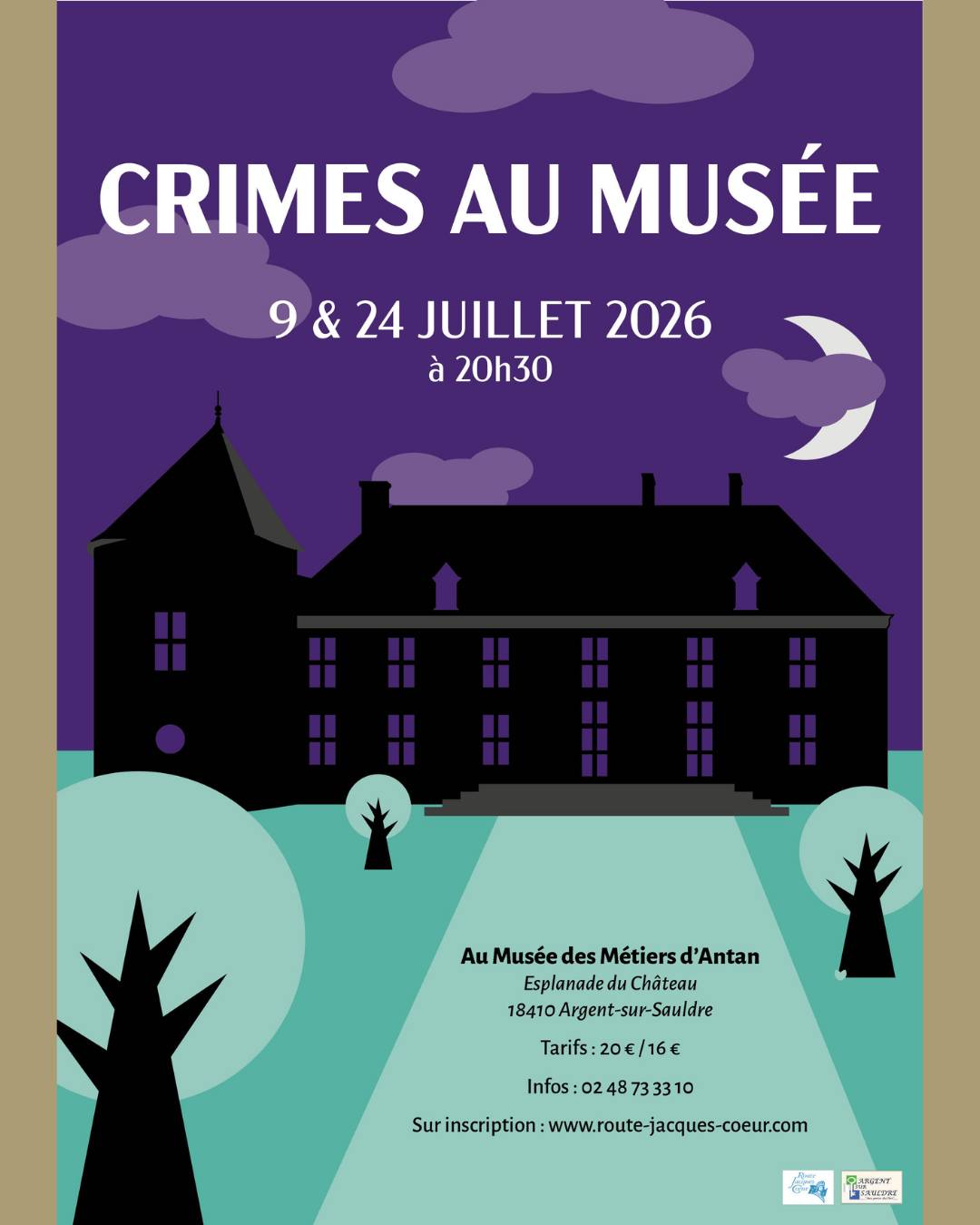 Crime au Musée des Métiers d'Antan — visuel événement