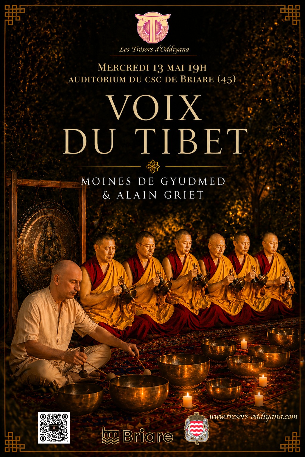 Concert "Voix du Tibet" — visuel événement