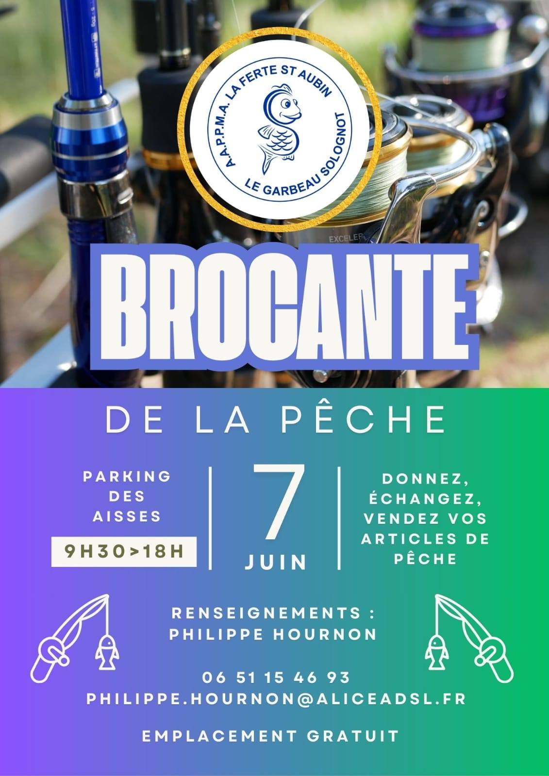 Brocante de la pêche, La Ferté-Saint-Aubin - photo 2