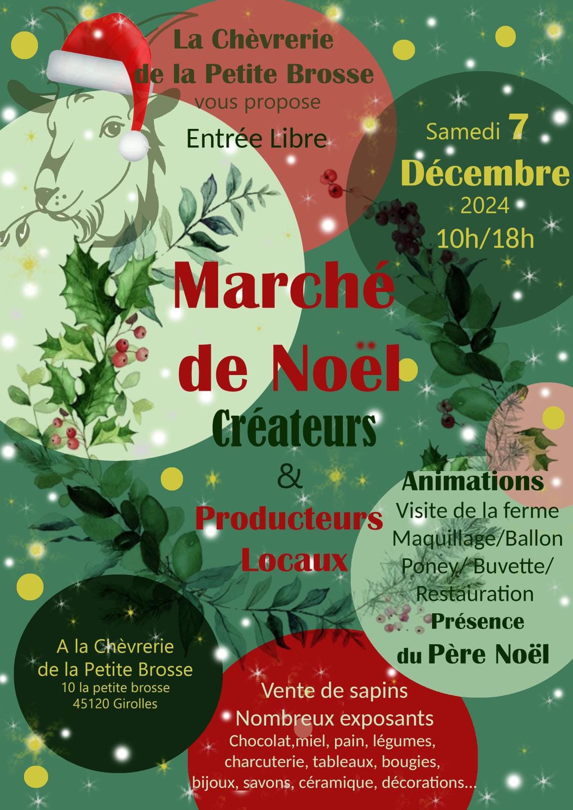 Marché Noël à la Chèvrerie