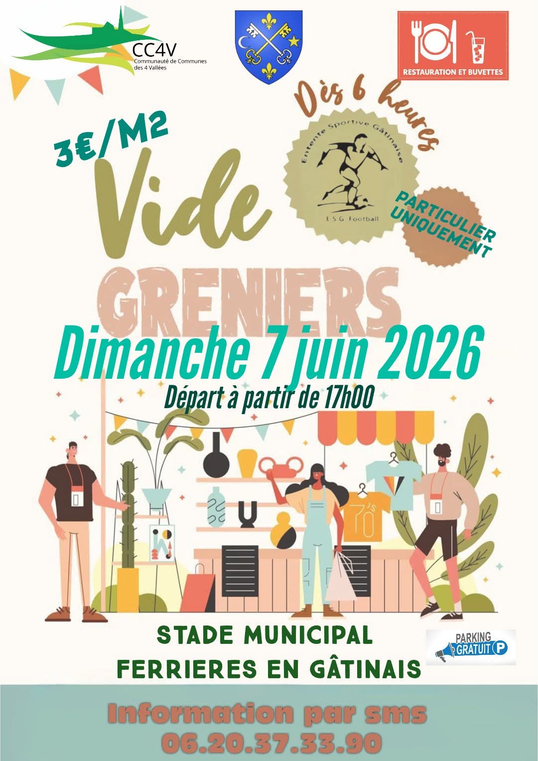 Vide grenier — visuel événement