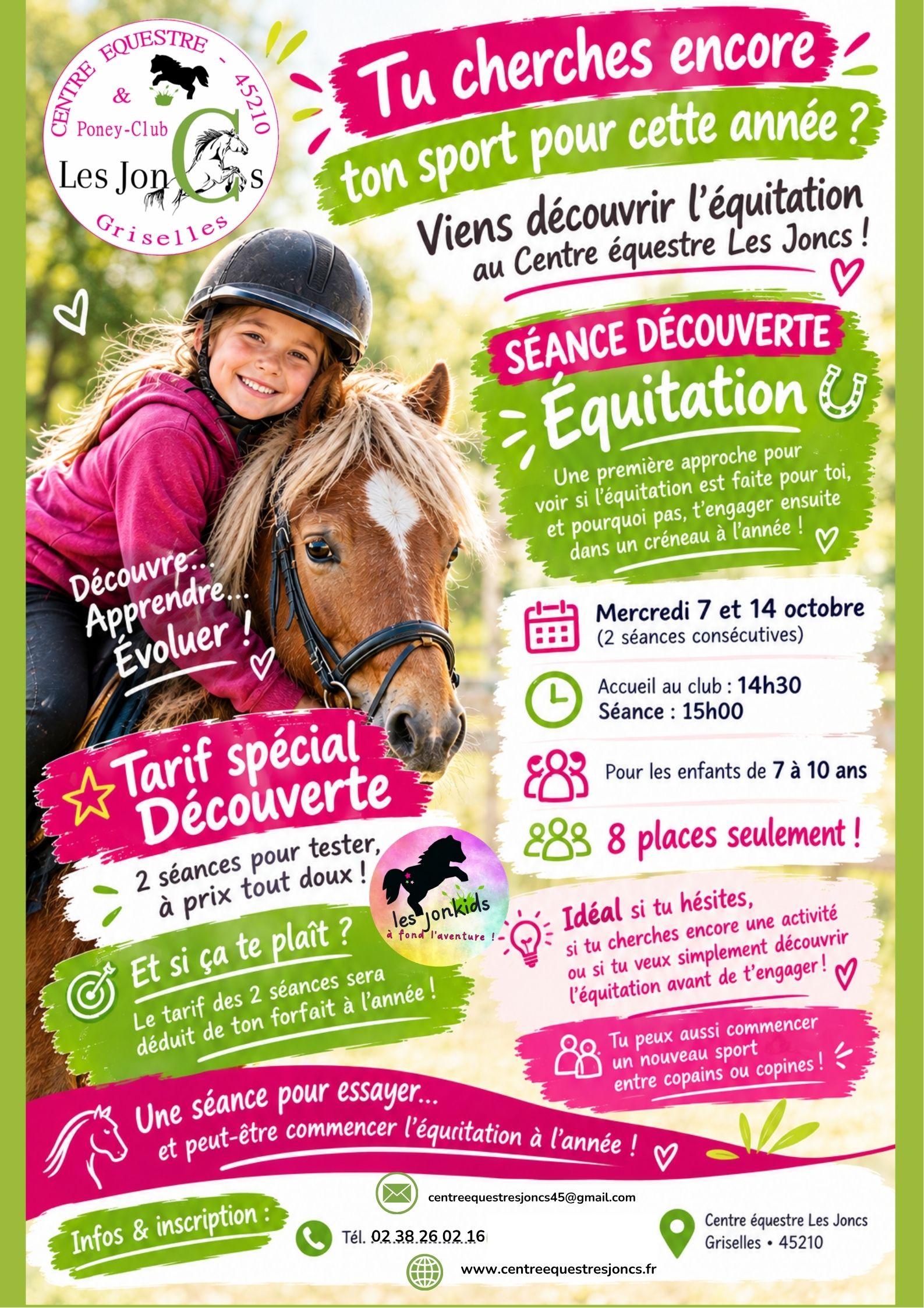 Séance découverte équitation
