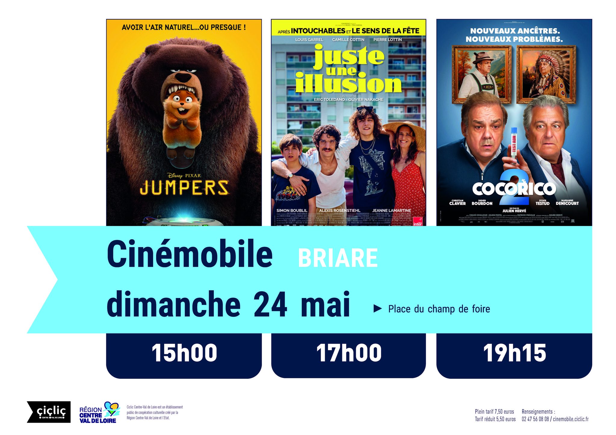 Cinémobile à Briare — visuel événement