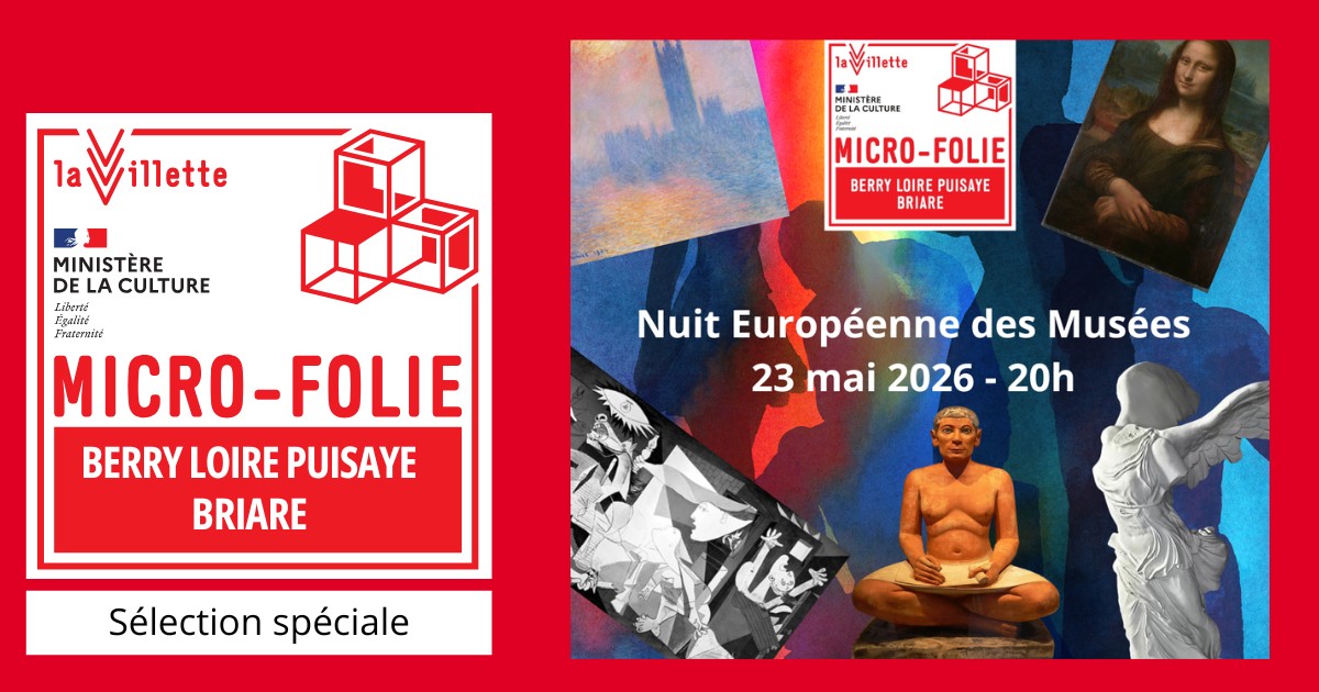 Nuit des musée à la Micro-folie de Briare — visuel événement