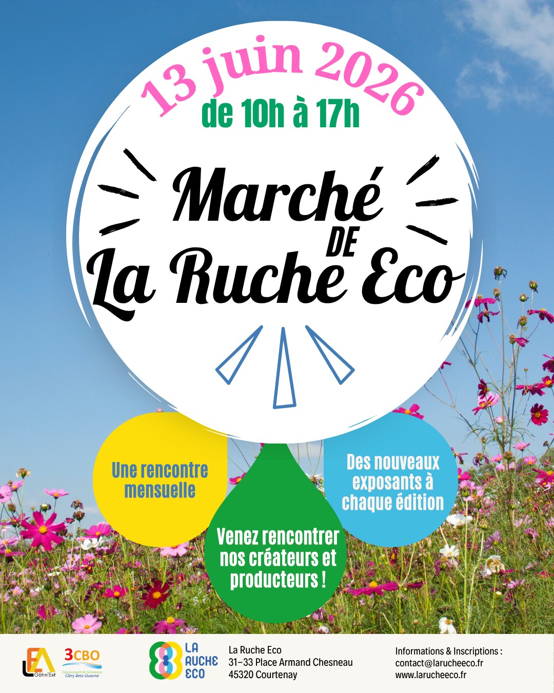 Marché mensuel de La Ruche Eco