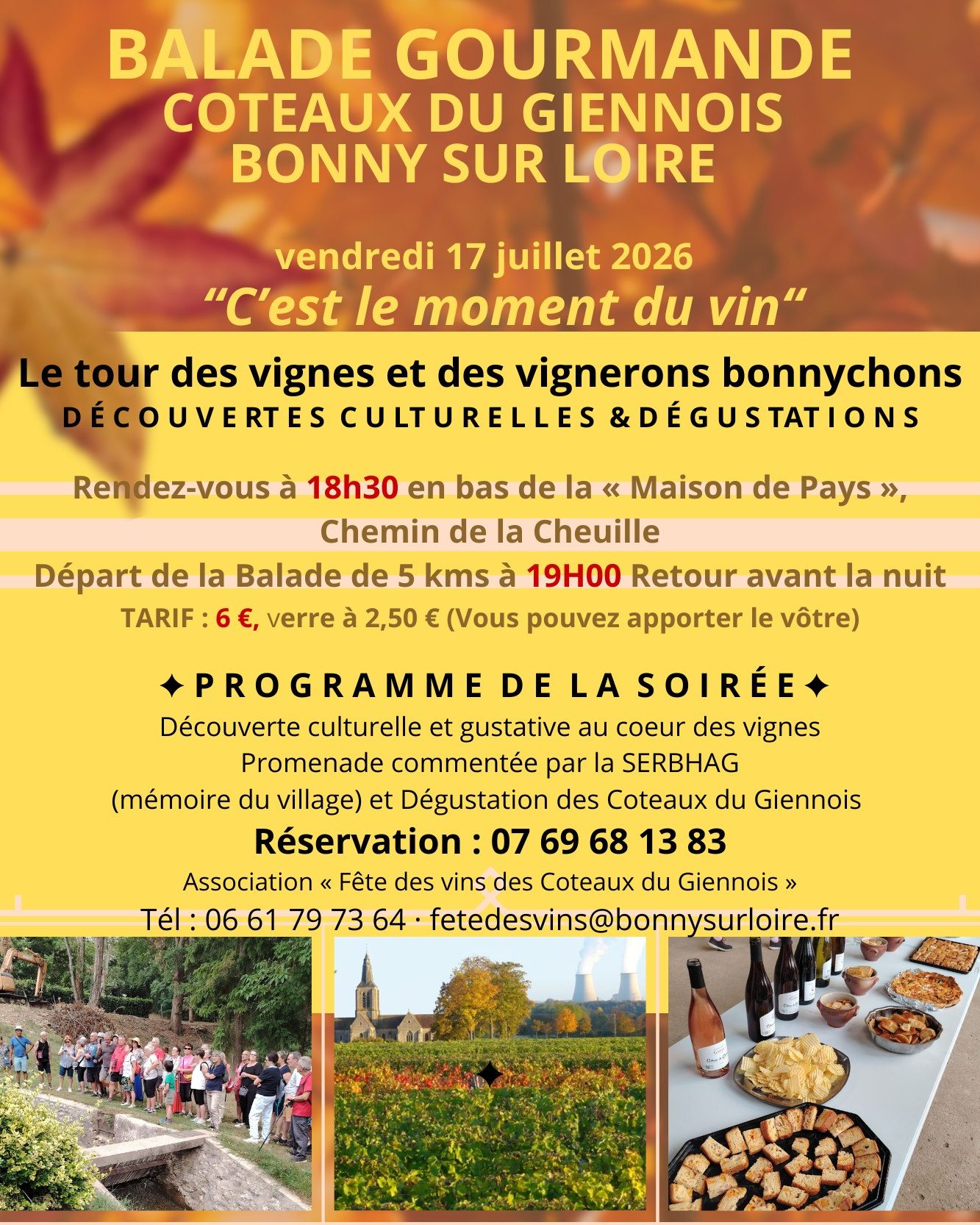 Balade gourmande autour des Coteaux du Giennois
