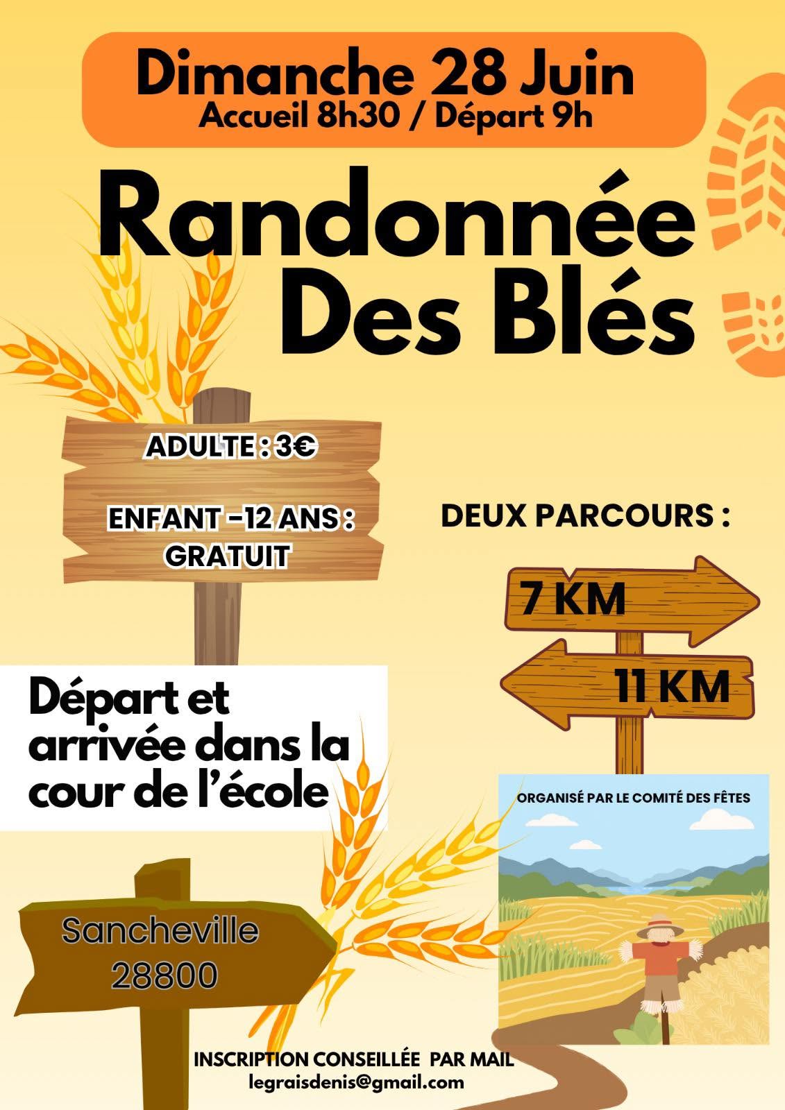 Randonnée des blés