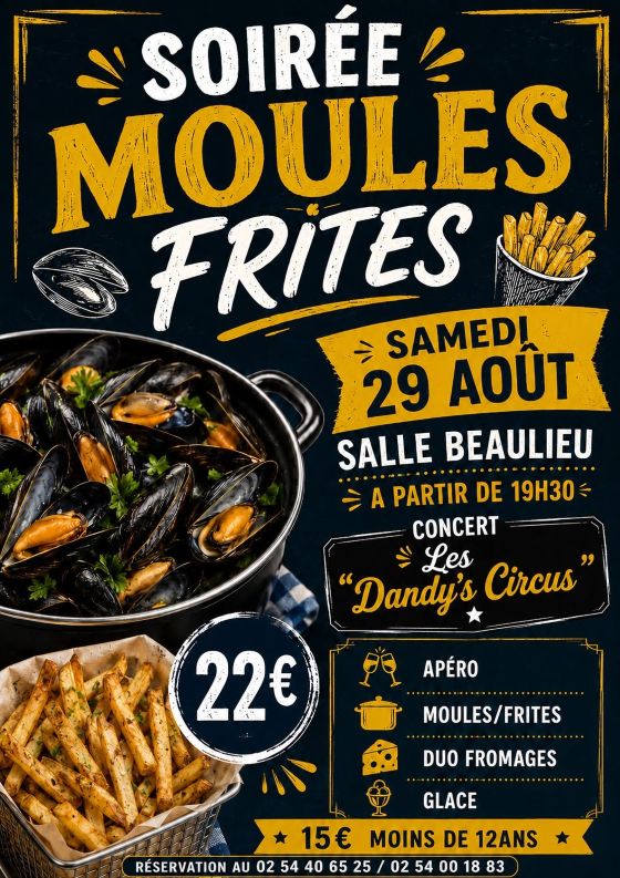 Soirée moules frites