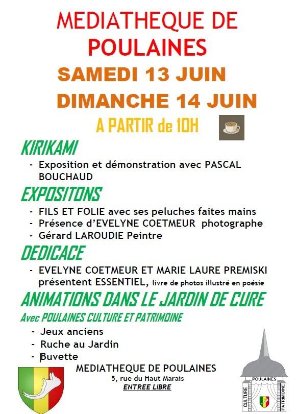 Animations diverses à la Médiathèque — visuel événement