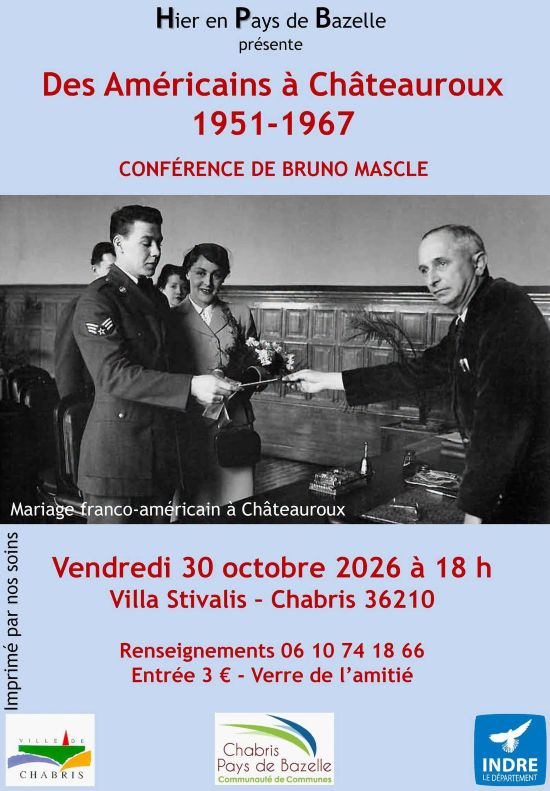 Conférence "Des Américains à Châteauroux"