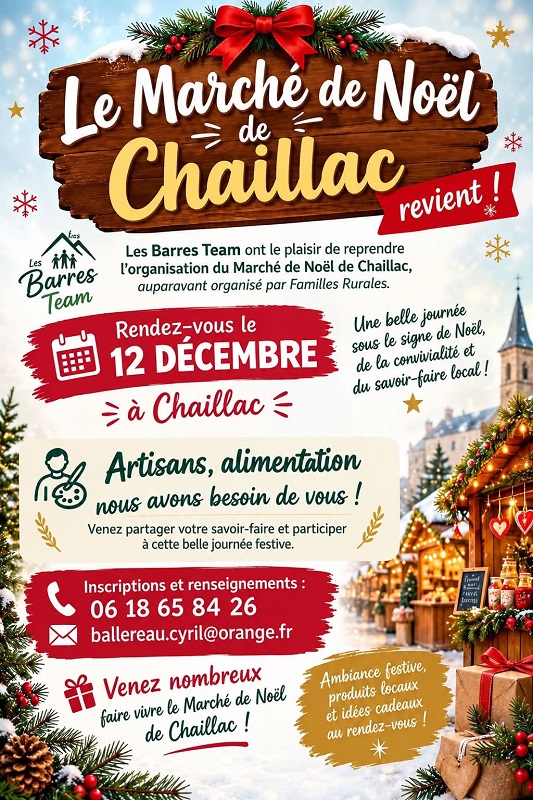 Photo de couverture - Marché de Noël à Chaillac