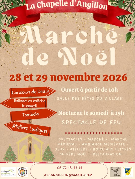 Affiche de Marché de Noël