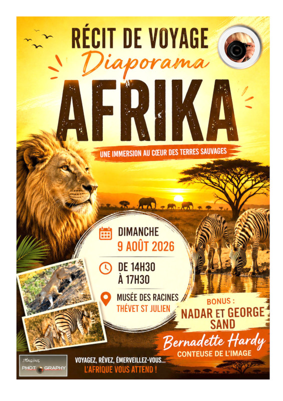 Conférence autour de la Savane et autour de George Sand et Nadar