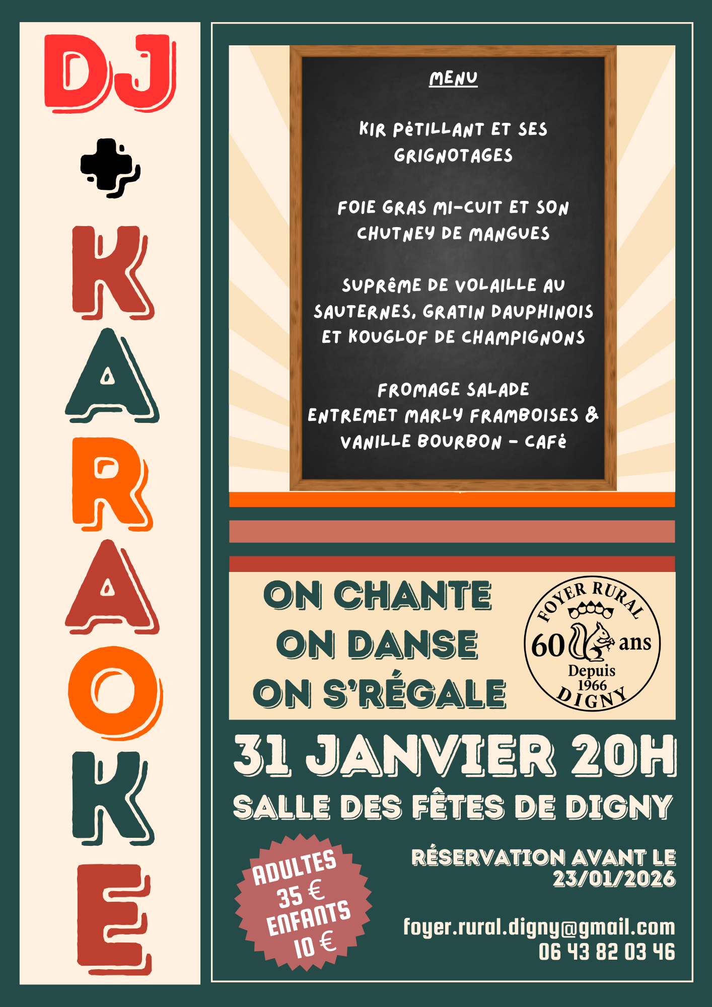 On chante, on danse, on s'régale