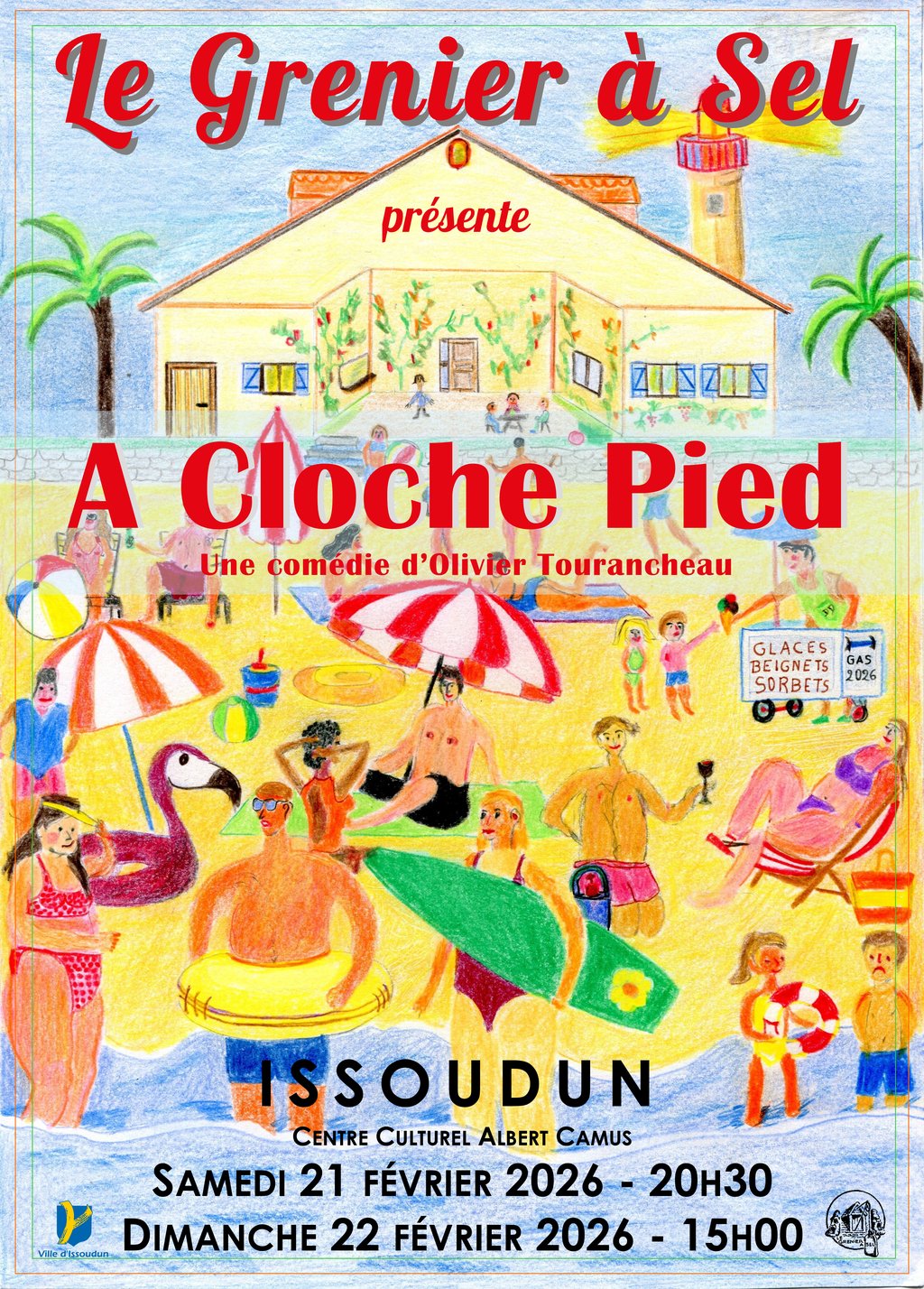 « À cloche-pied » par Le Grenier à Sel