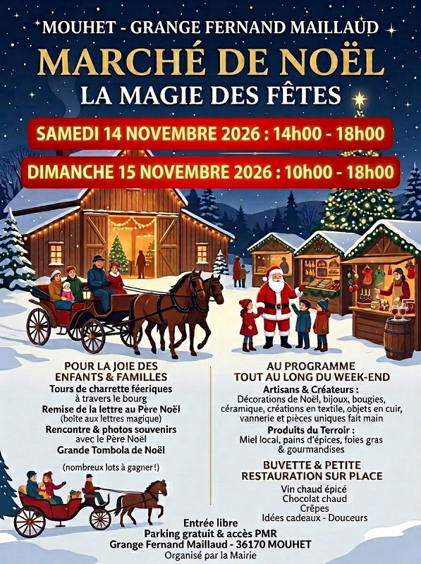 Photo de couverture - Marché de Noël de Mouhet