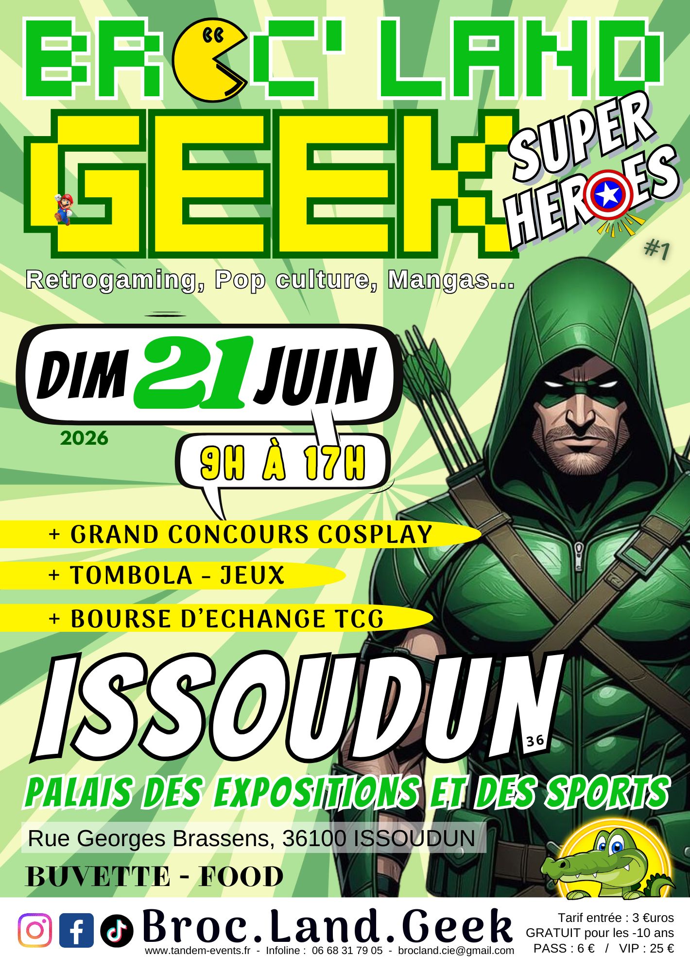 Broc' Land Geek — visuel événement