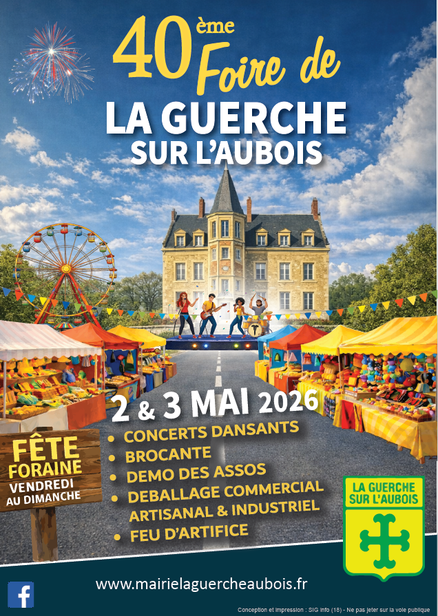 40ème Foire de la Guerche-sur-l'Aubois