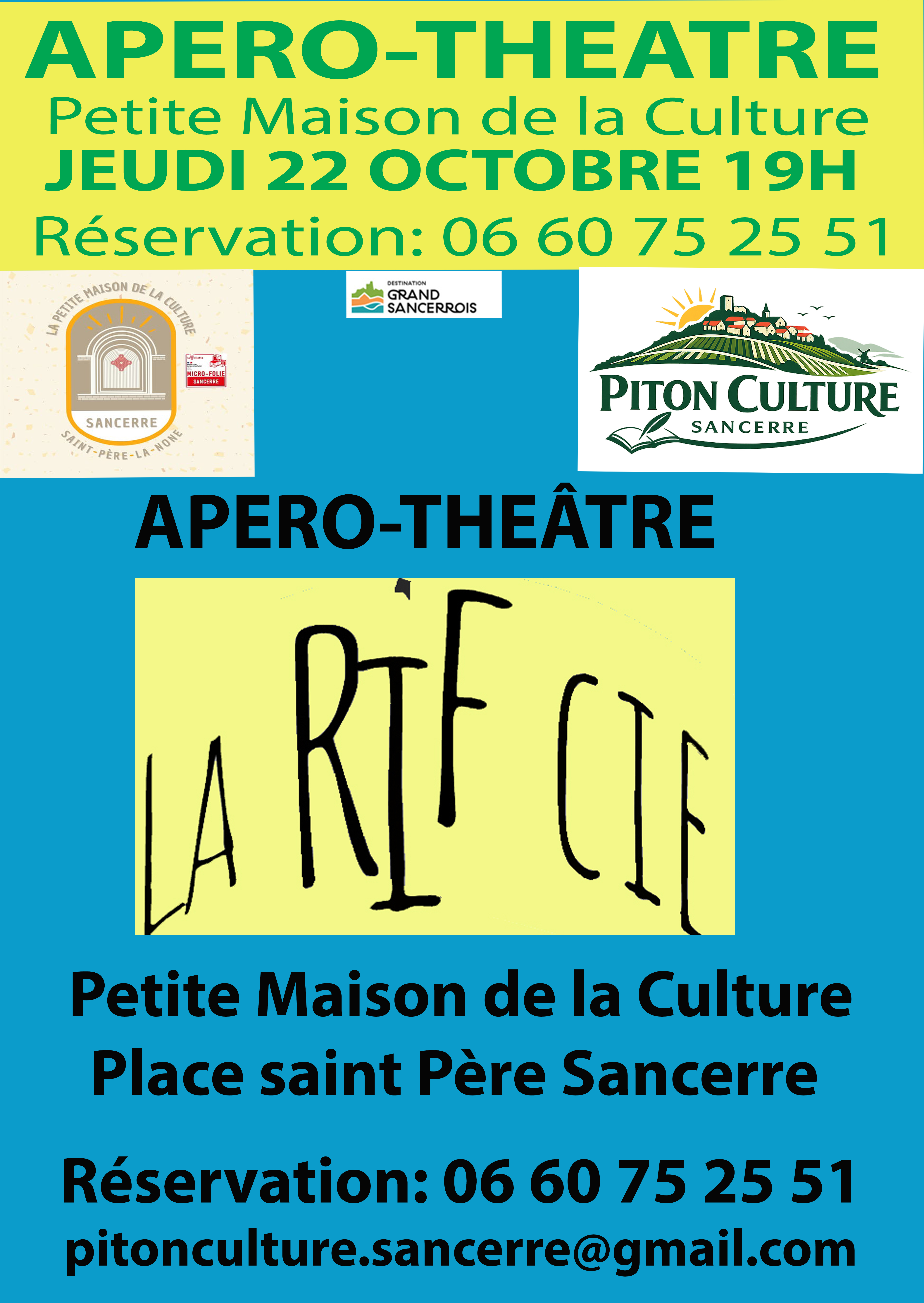 Apéro théâtre par la Rif compagnie