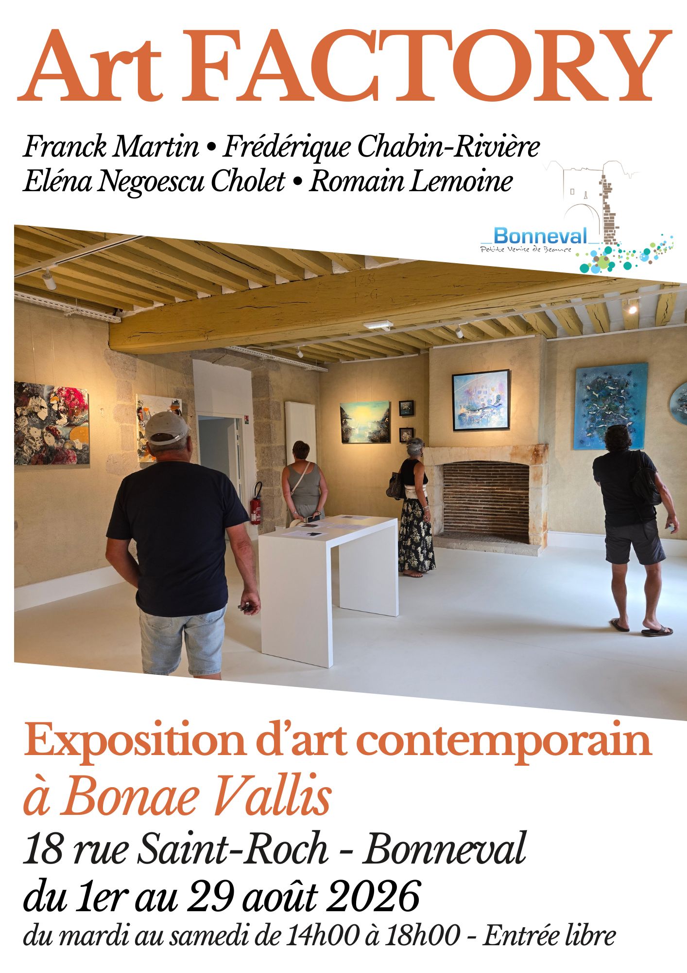Affiche de Exposition d'art contemporain