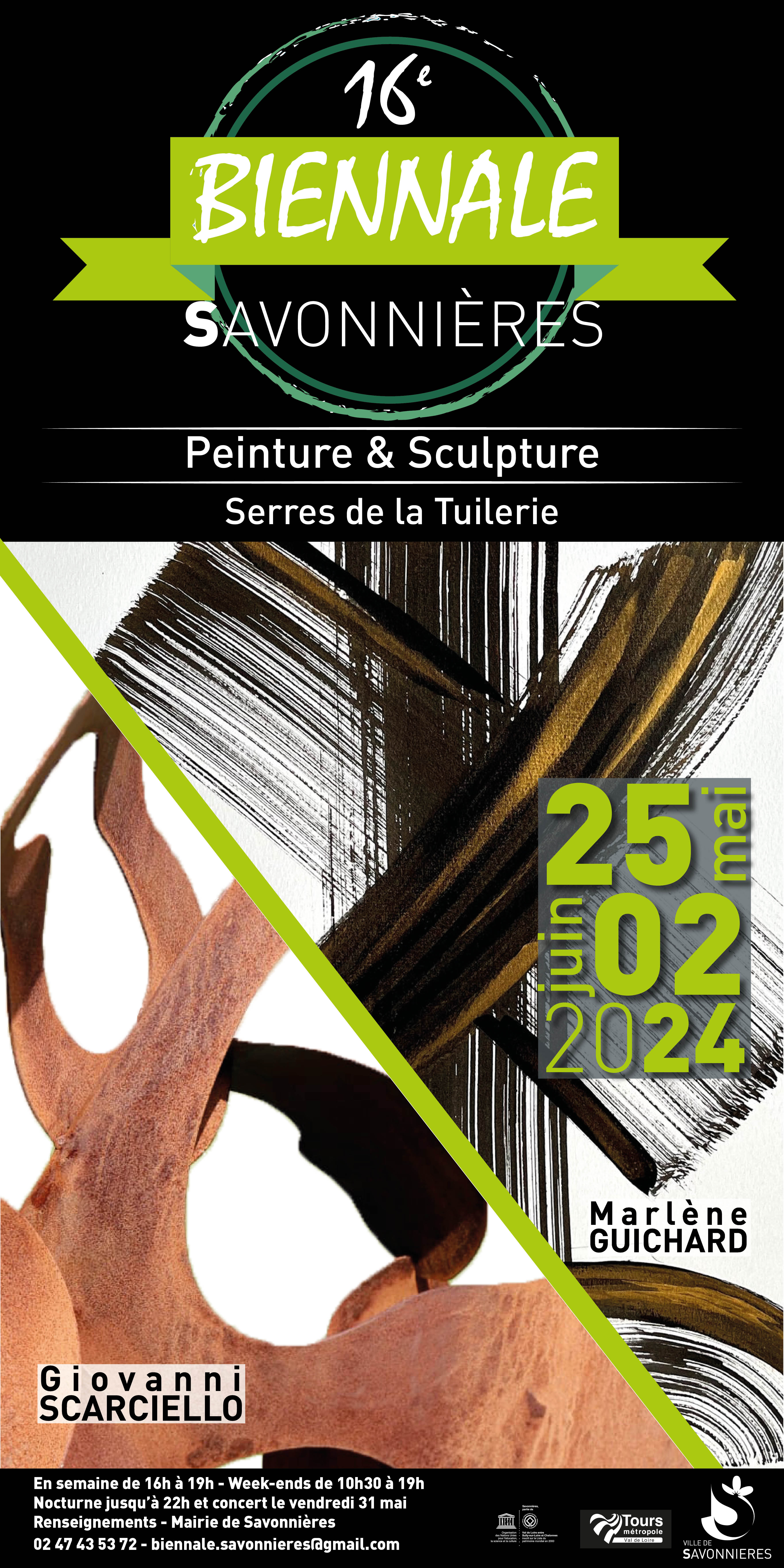 Biennale de peinture et de sculpture Du 25 mai au 2 juin 2024