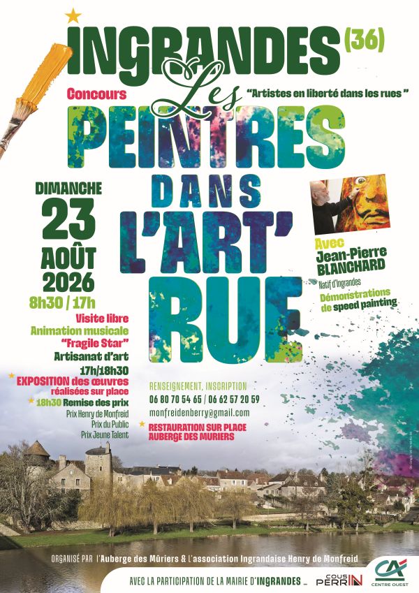 Les peintres dans l'Art'Rue — visuel événement