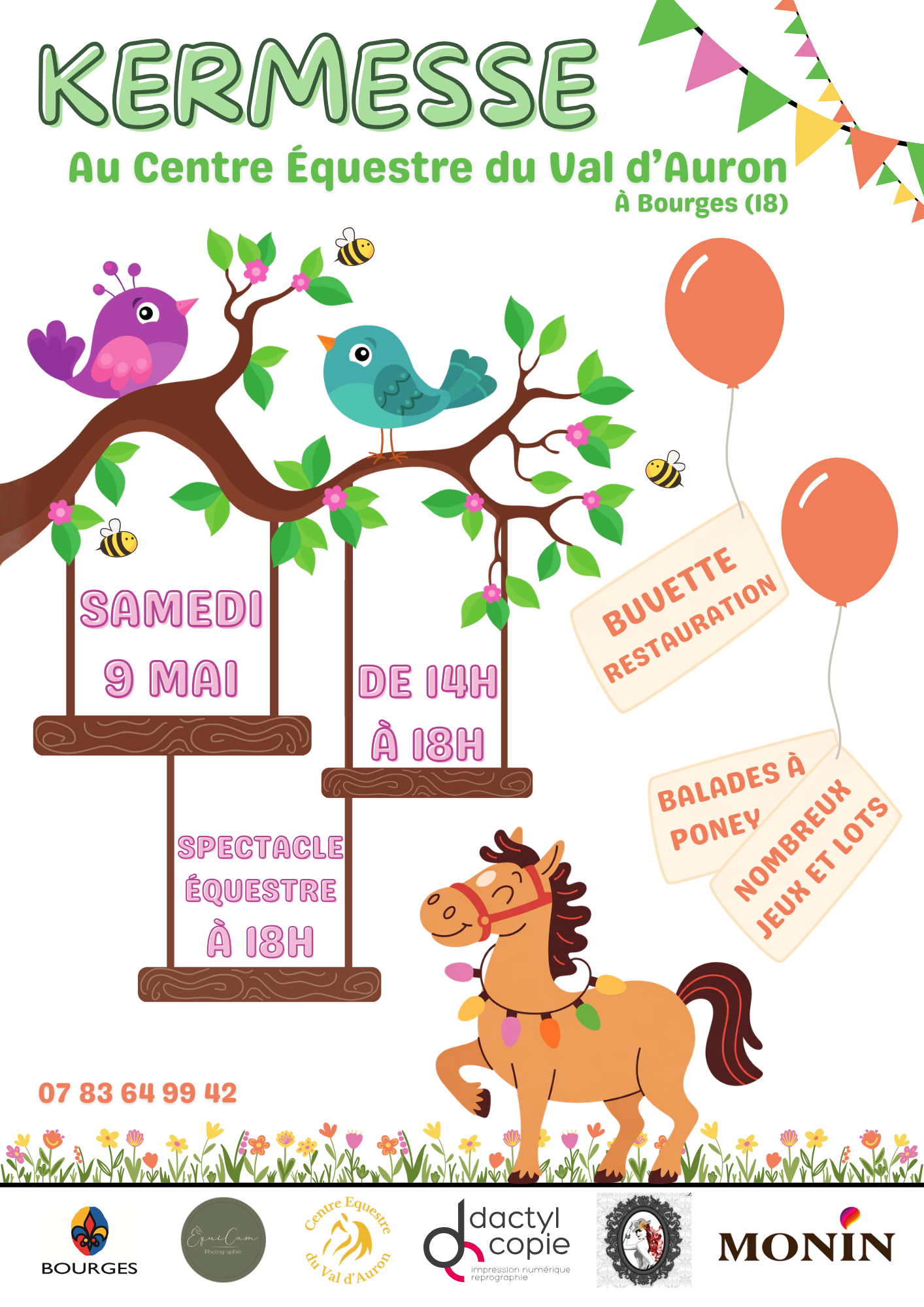 Kermesse au centre équestre — visuel événement