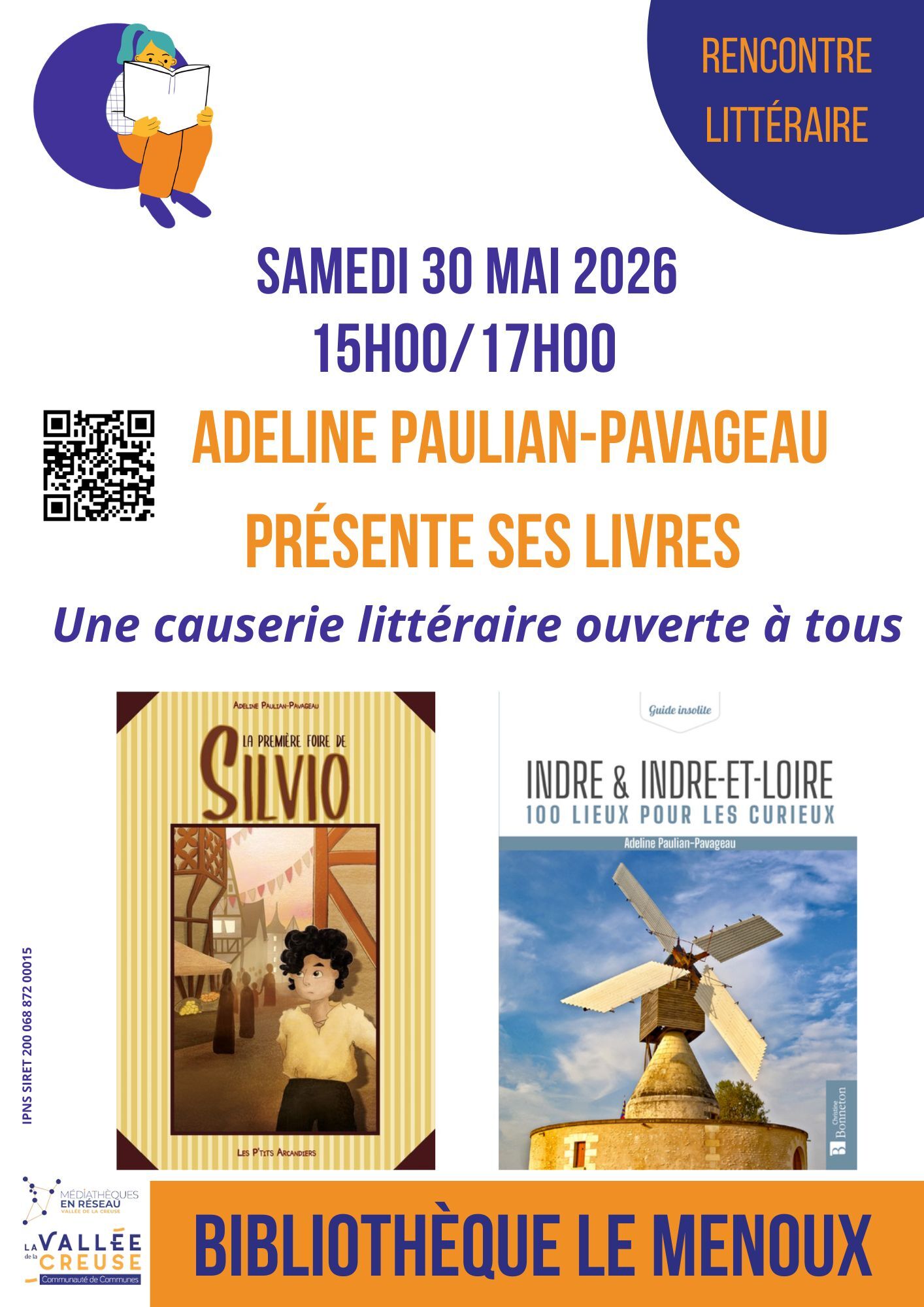 Rencontre avec un auteur : Adeline Paulian-Pavageau