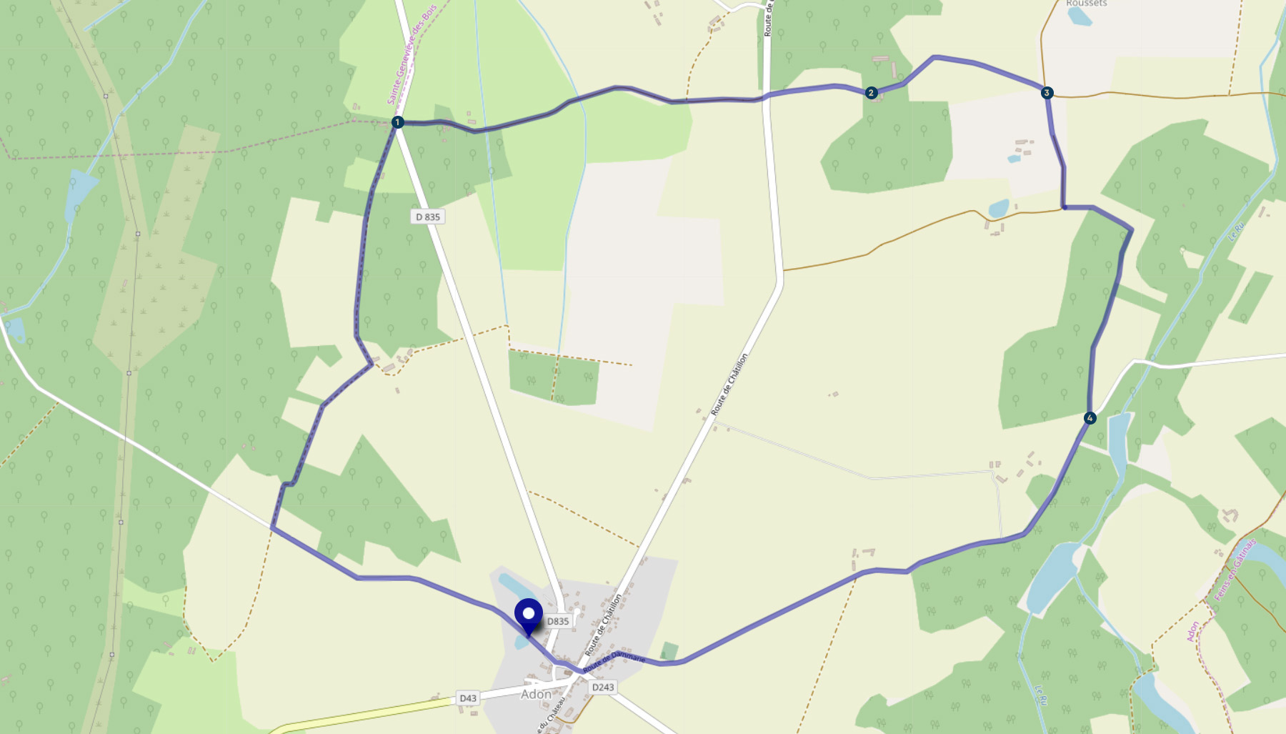 Circuit des alentours d'Adon, Adon - photo 2