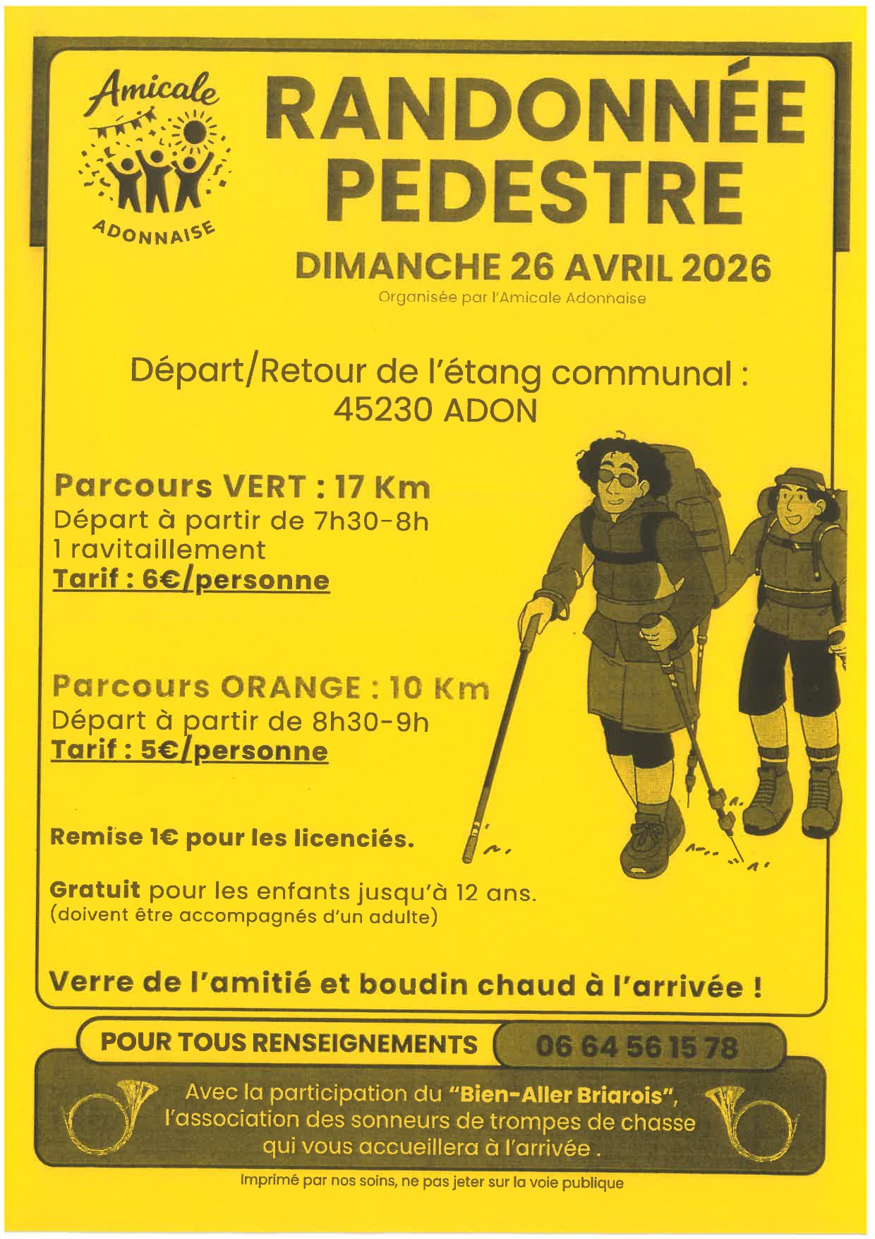 Randonnée pédestre — visuel événement