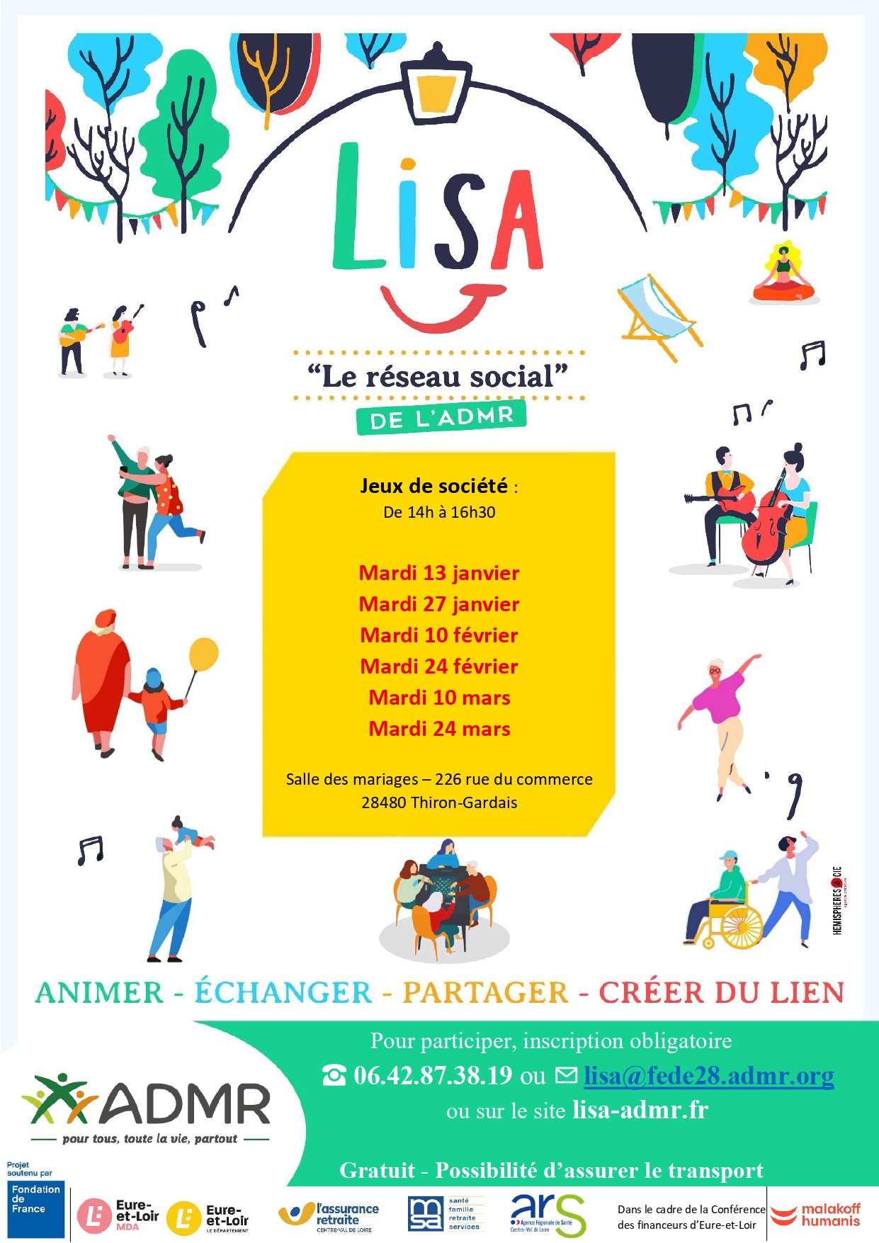 LISA "Le réseau social" de l'ADMR