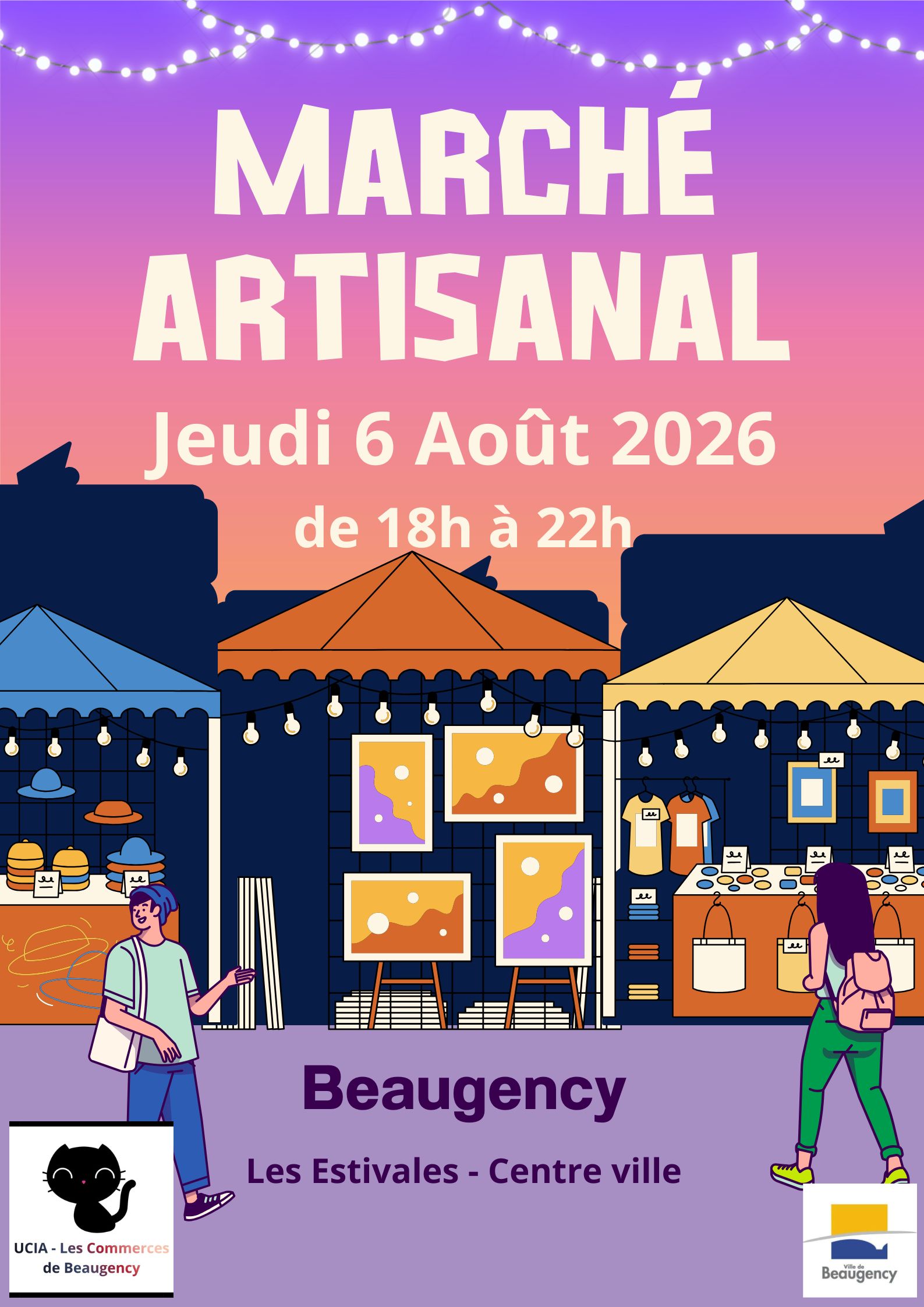 Marché artisanal  nocturne