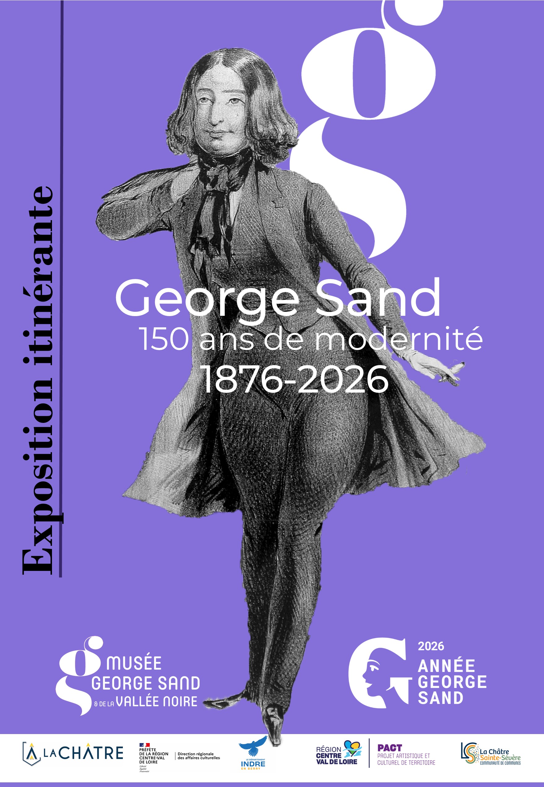 Exposition George SAND, 150 ans de modernité, 1876 - 2026