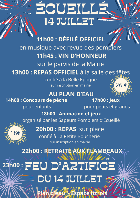 Feu d'artifice - Fête Nationale