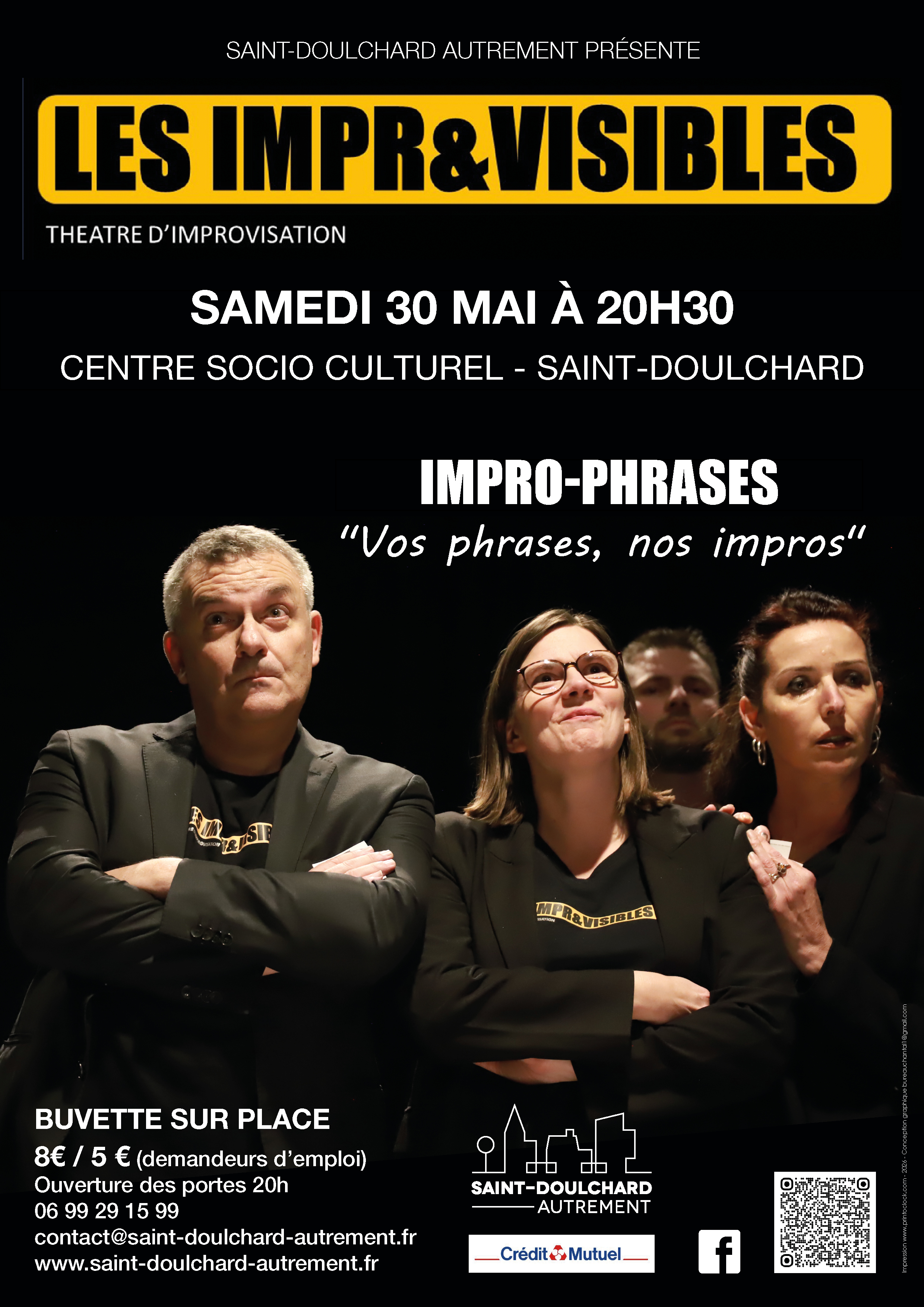 LES IMPR&VISIBLES - Théâtre d'improvisation — visuel événement