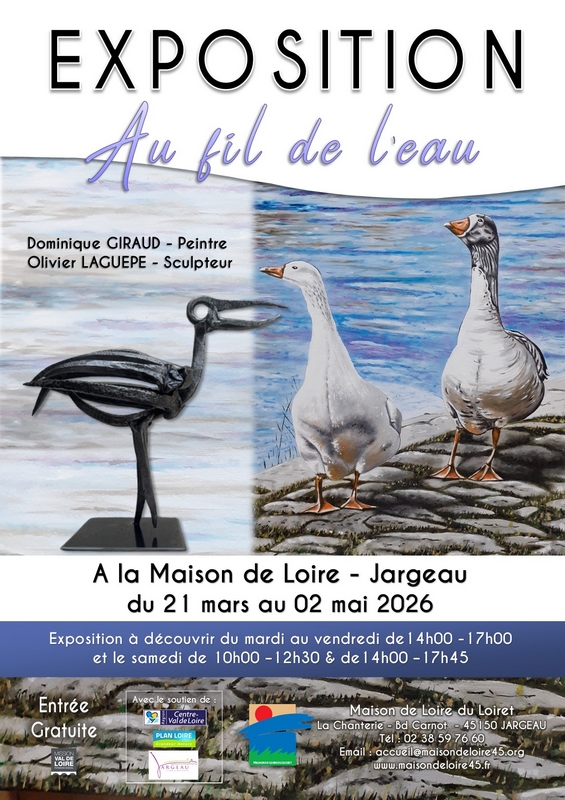 Exposition à la Maison de Loire :  Au fil de l'eau