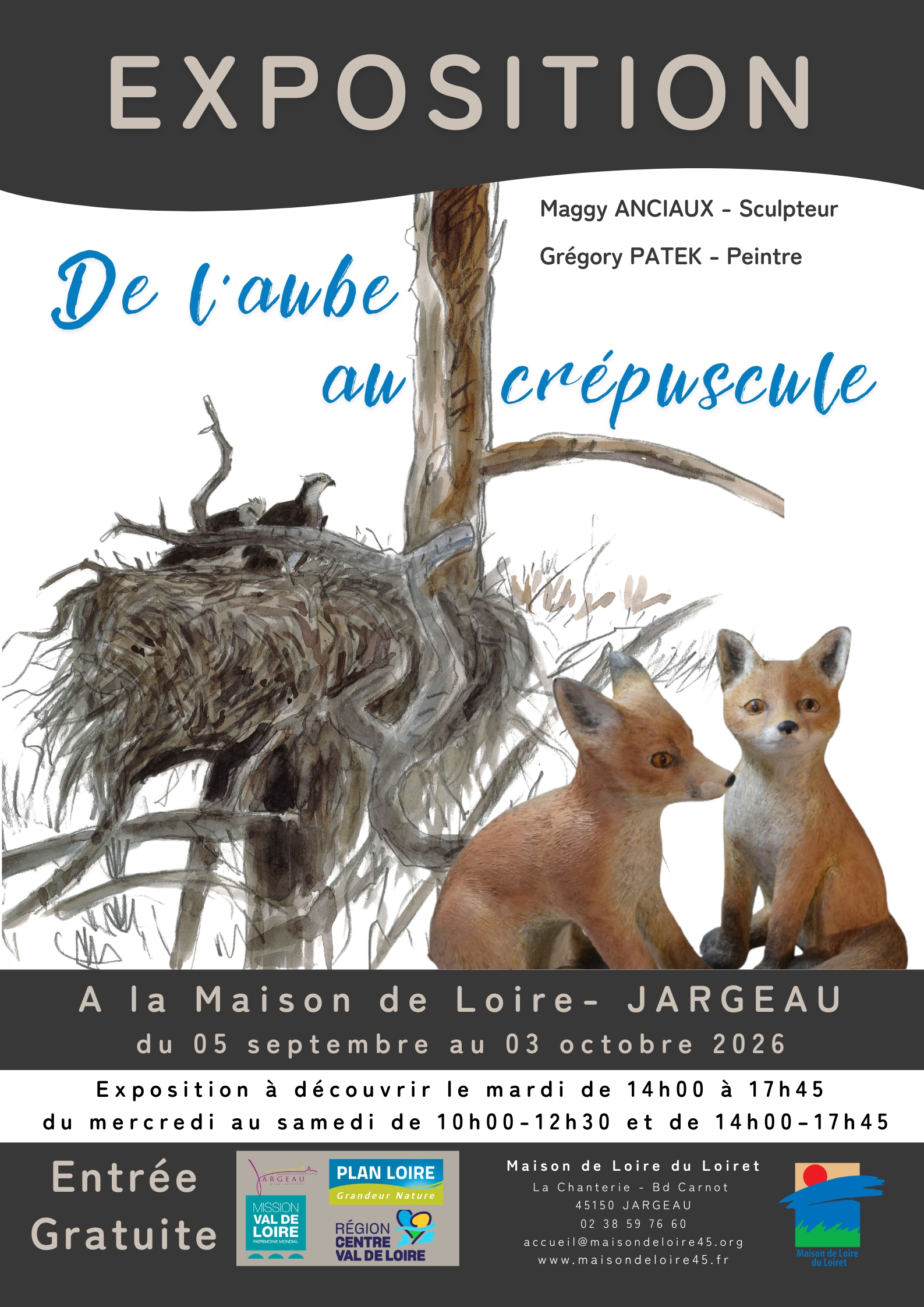 Exposition : De l'aube au crépuscule