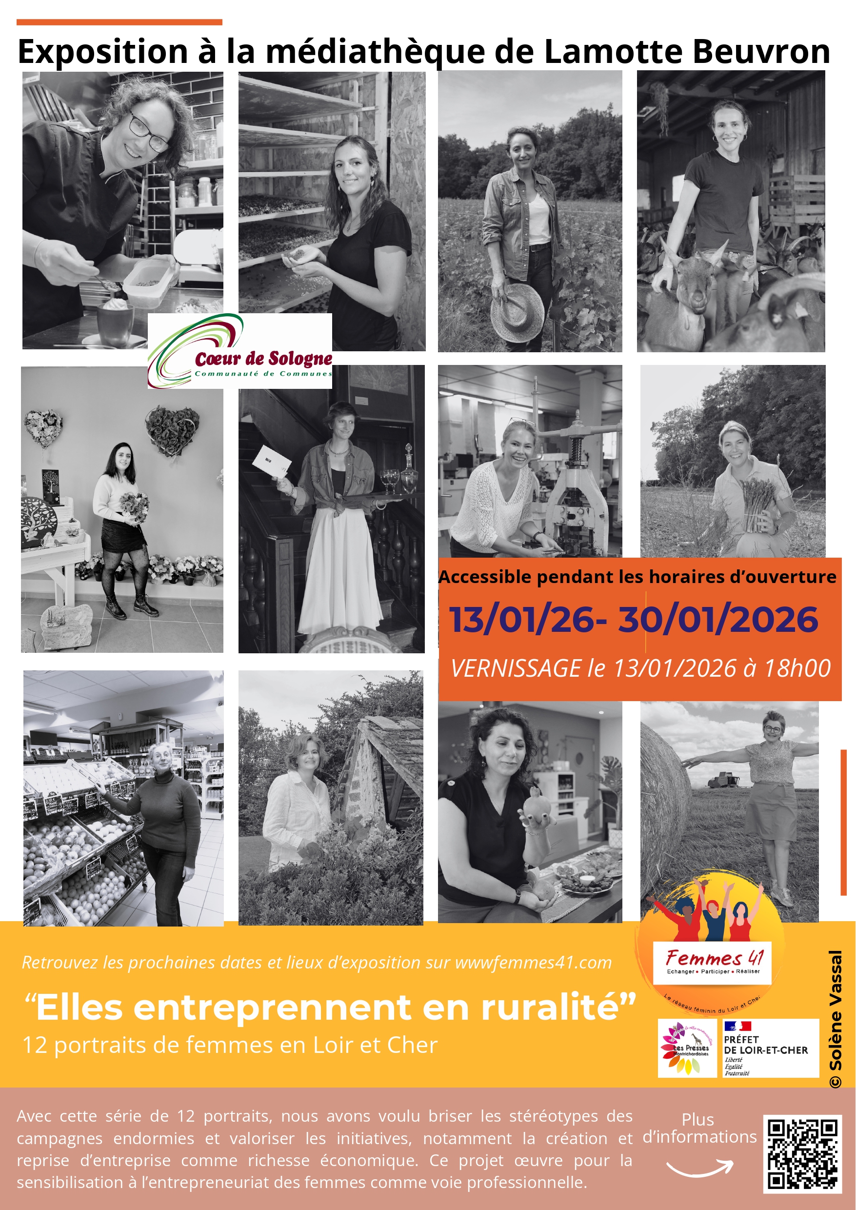 Exposition "Elles entreprennent en ruralité"