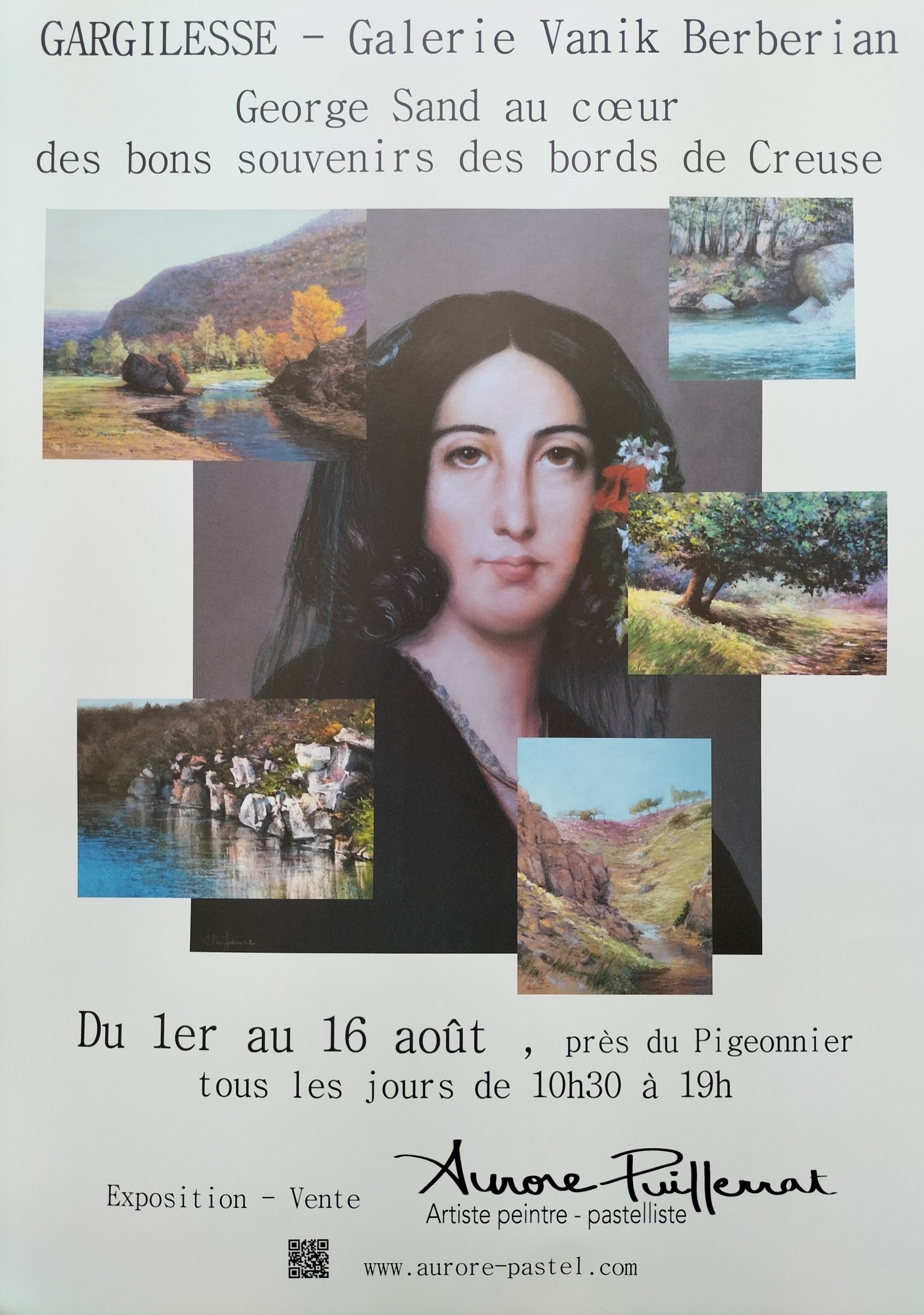 Exposition A. Puifferrat "George Sand au cœur des bons souvenirs des bords de Creuse"
