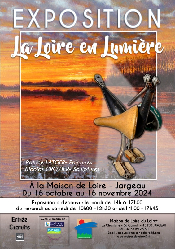 Exposition à la Maison de Loire : La Loire en lumière  France Centre-Val de Loire Loiret Jargeau 45150