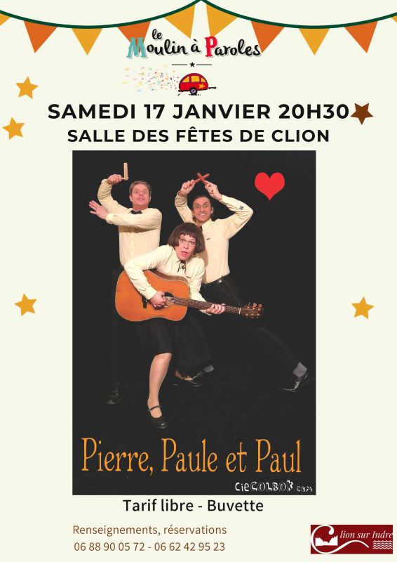 Spectacle : Pierre, Paule et Paul
