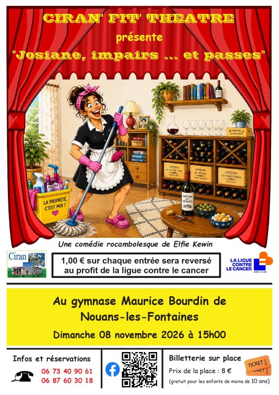 Spectacle : "Josiane, impairs....et passes"
