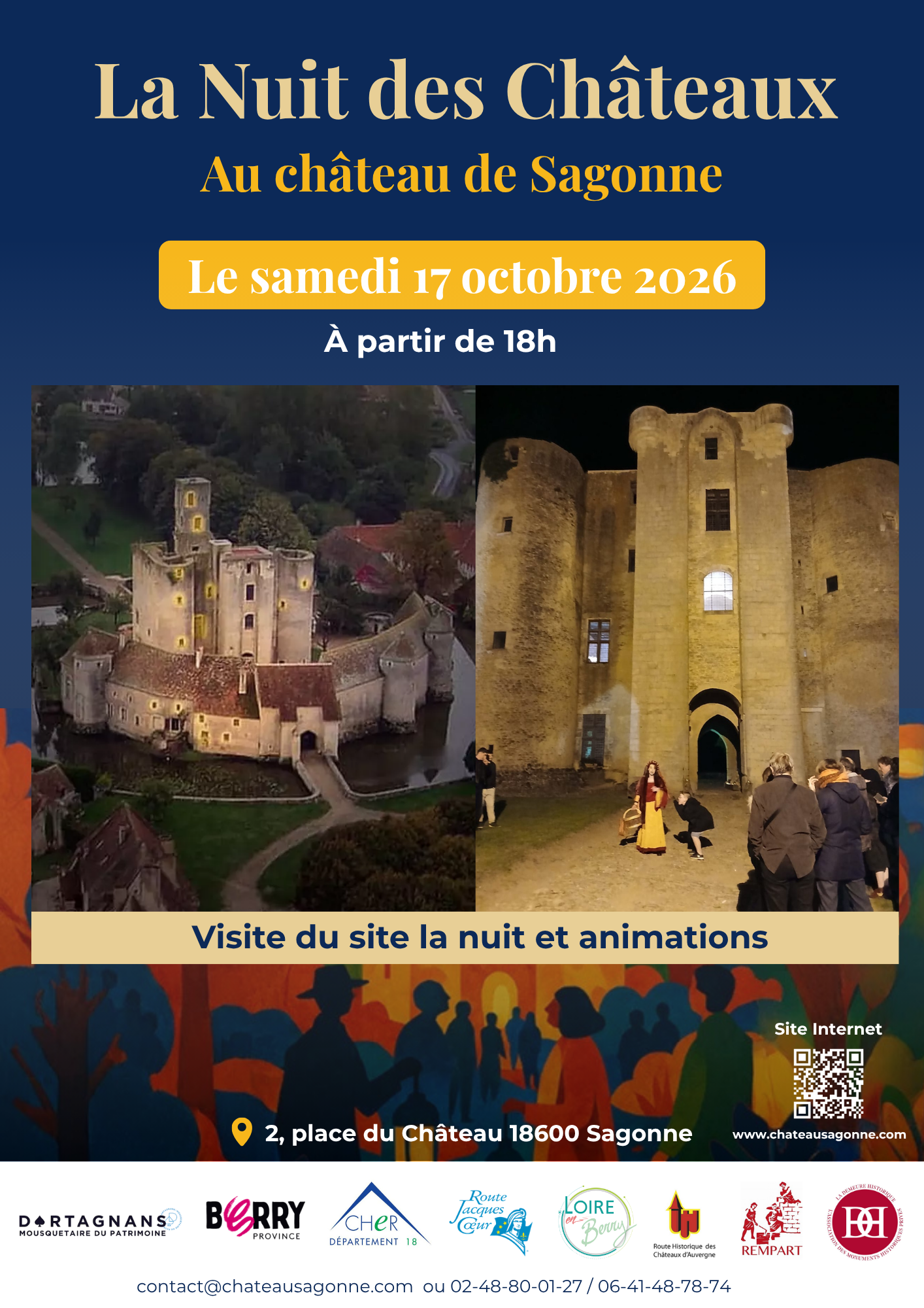 Nuit des Châteaux à Sagonne