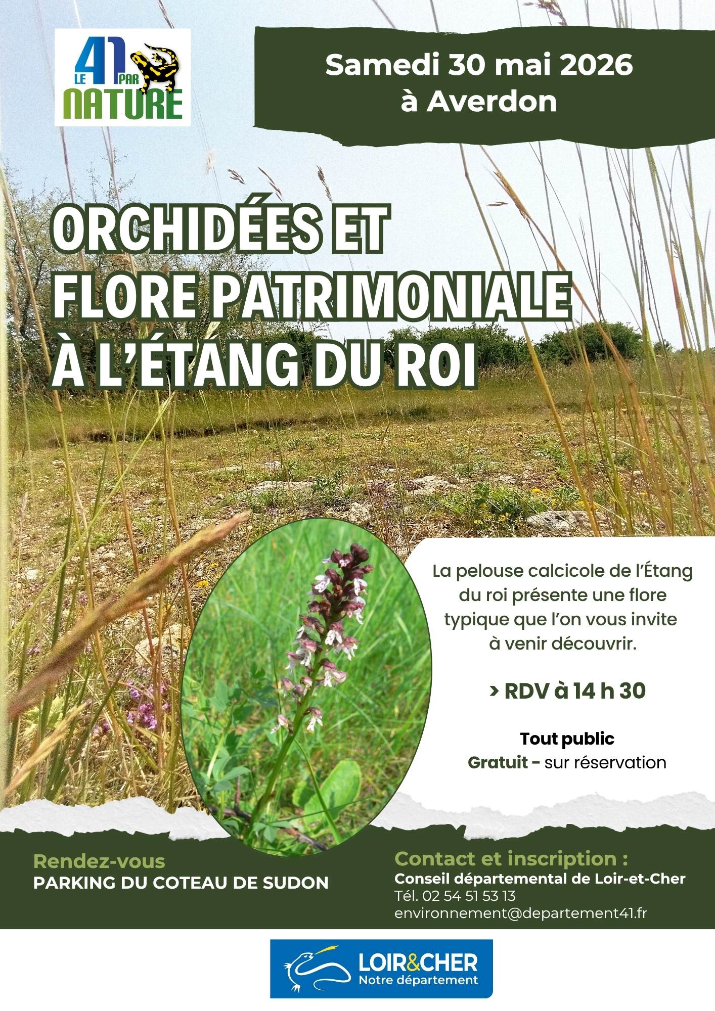 Orchidées et flore patrimoniale — visuel événement